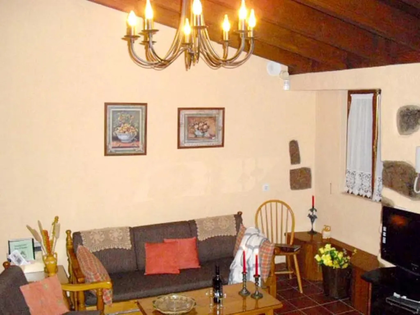 House with 2 bedrooms in San Cristobal de La Laguna with wonderful sea view shared pool enclosed garden 3 km from the beach