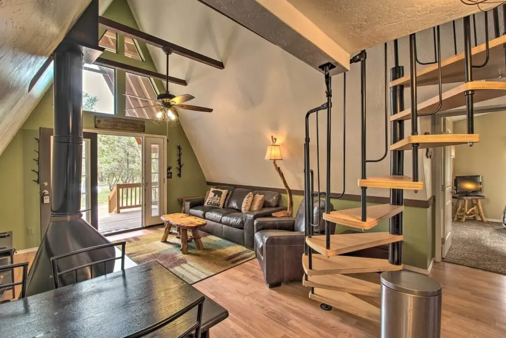 Cozy A-frame Cabin in Overgaard: Pets Welcome