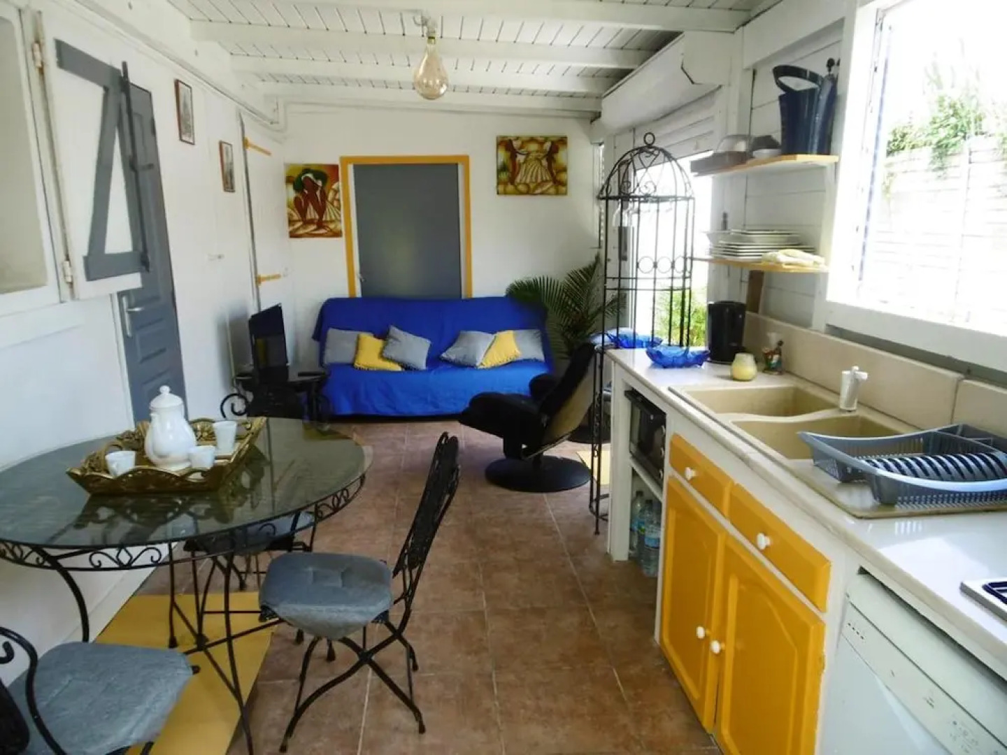 Bungalow With one Bedroom in Sainte-rose, With Private Pool, Enclosed Garden and Wifi - 4 km From the Beach