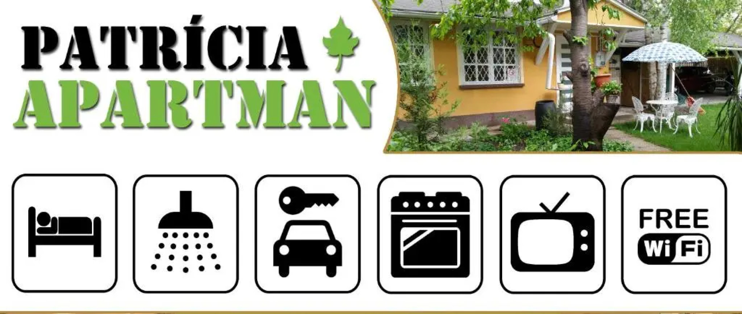 Apartment Patrícia with garden