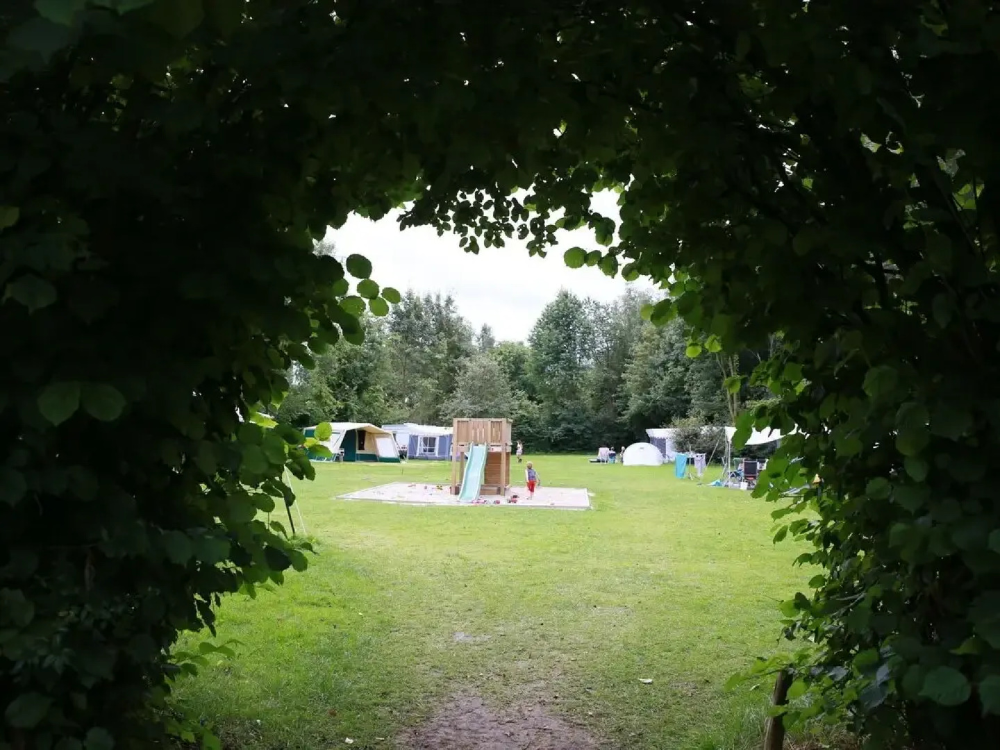 Wooden Cottage With a Veranda Located in a Natural Area