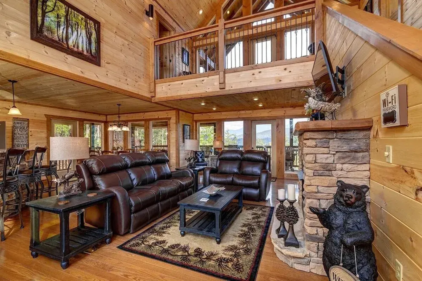 Majestic Mountain View - 4 Bedrooms, 4.5 Baths, Sleeps 12 4 Cabin by RedAwning
