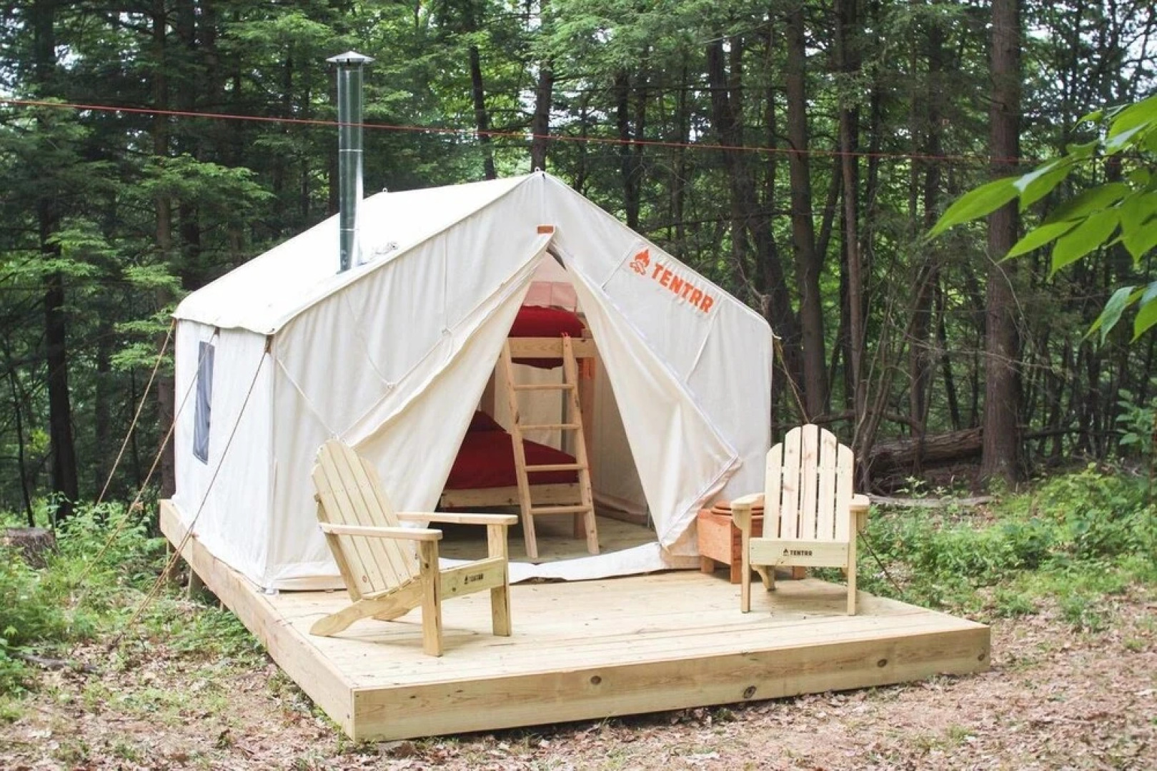 Tentrr- Hucklebuck Railway Camp