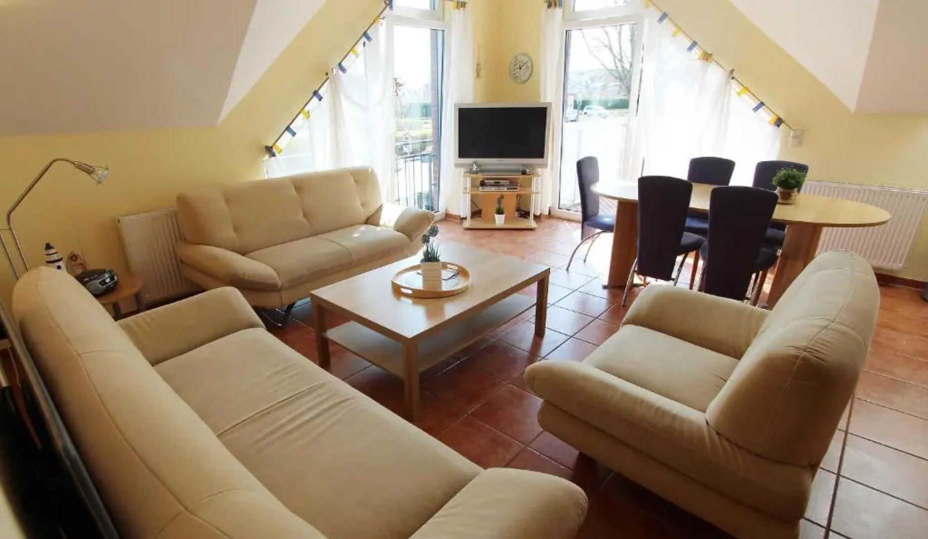 Ferienwohnung Molliblick - Urlaub mit Strandkorb