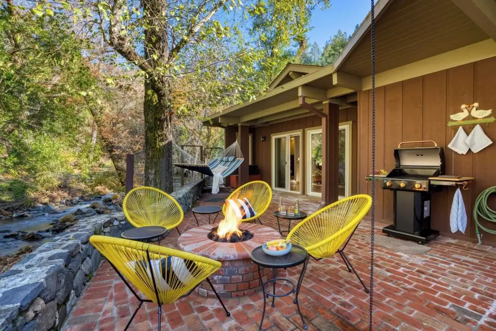 Sonoma Creek Haven Hot Tub, Firepit, Creekside Views Near Kenwood Wineries