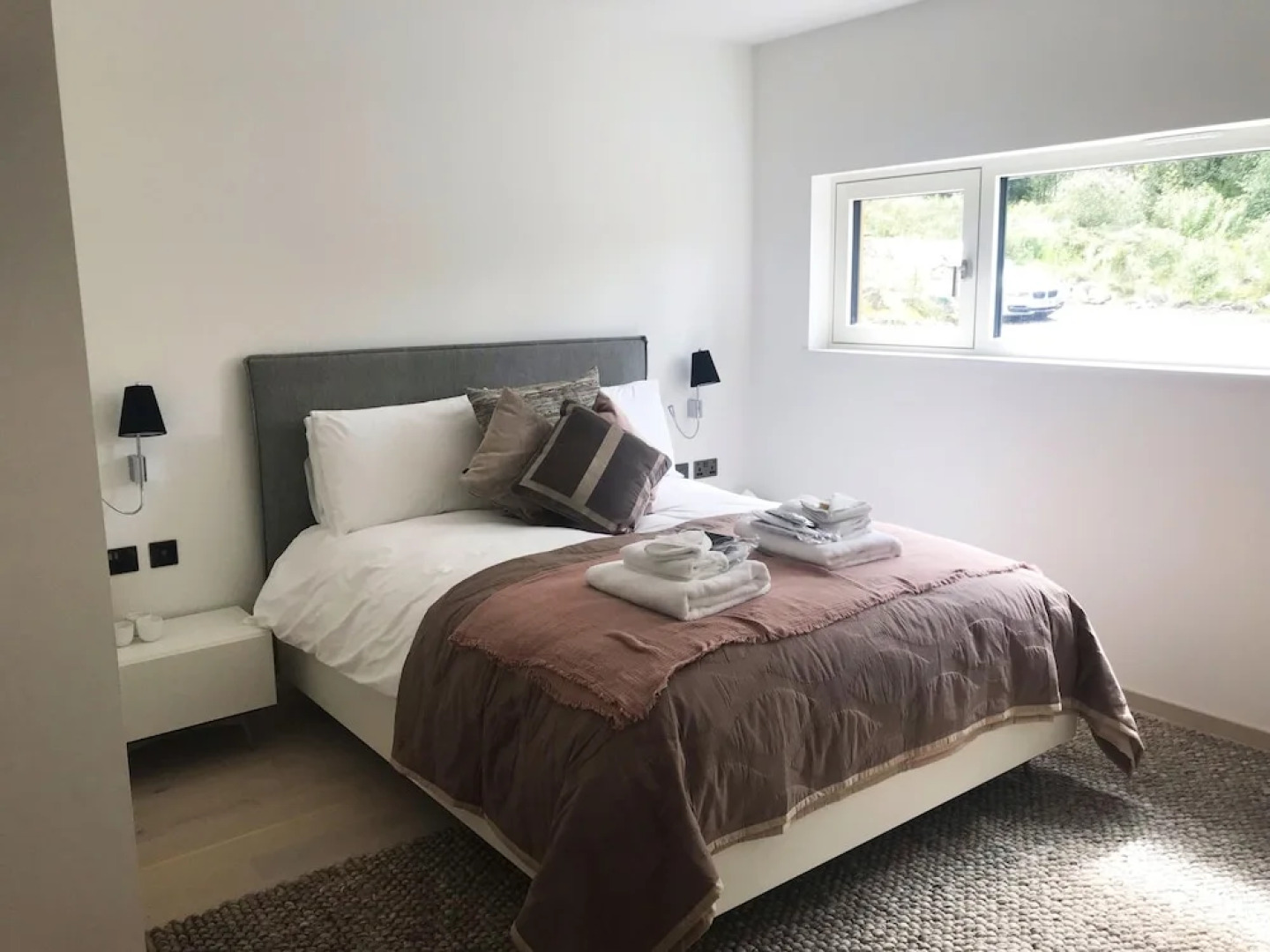 An Caisteal Lodge With Cascading Waterfall View