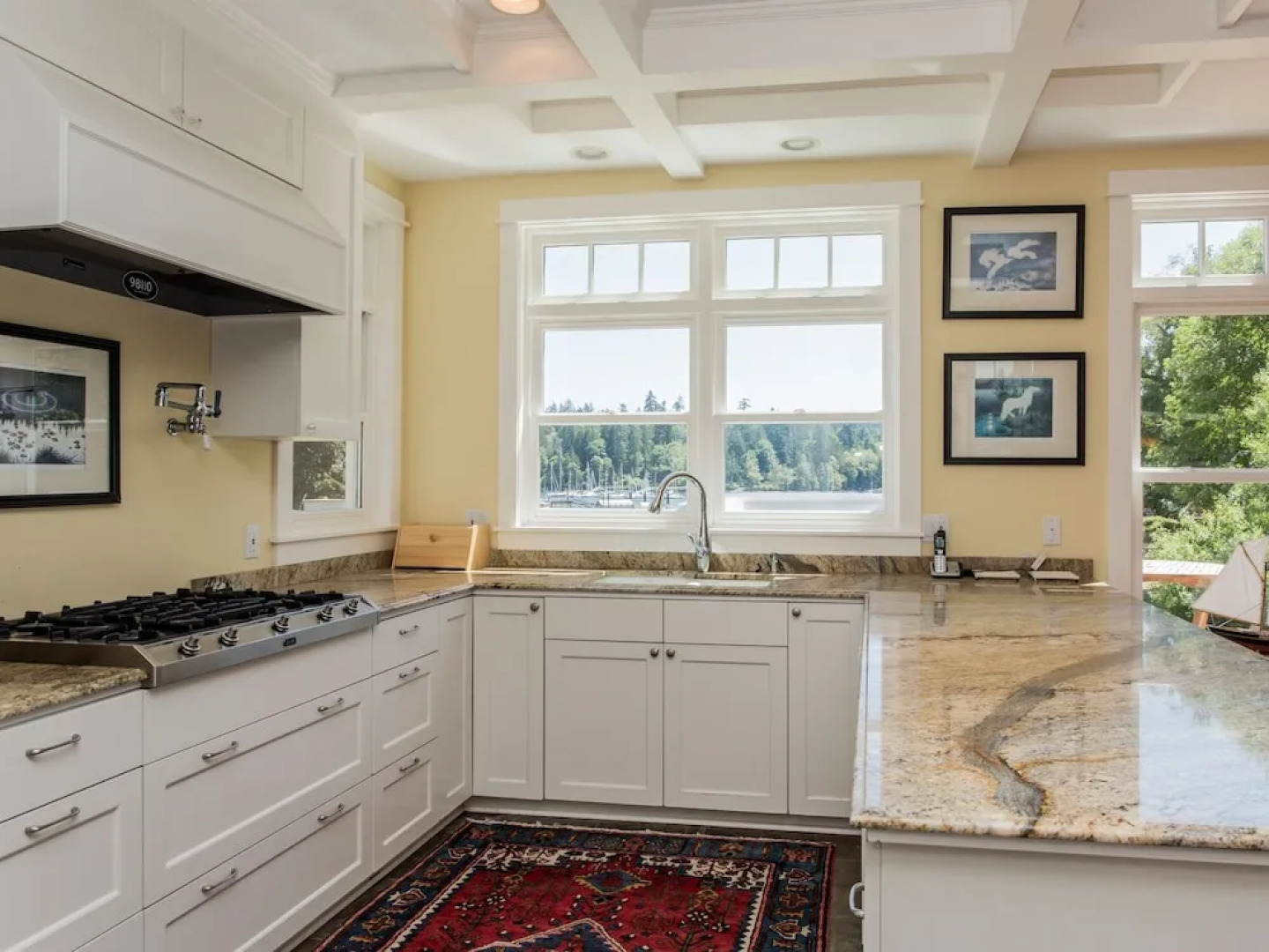 Bainbridge Island Beach and Dock by RedAwning