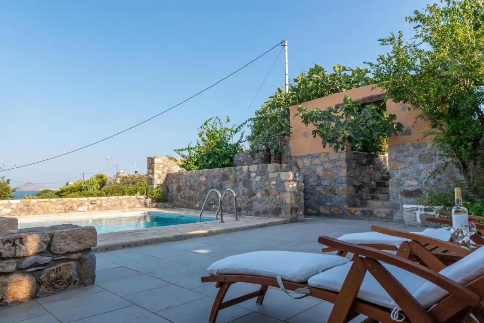 Blue Vista Patmos pool studio