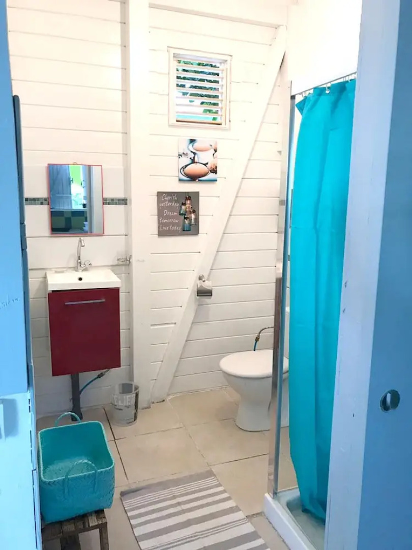 Apartment With one Bedroom in Le Carbet, With Wonderful sea View, Encl