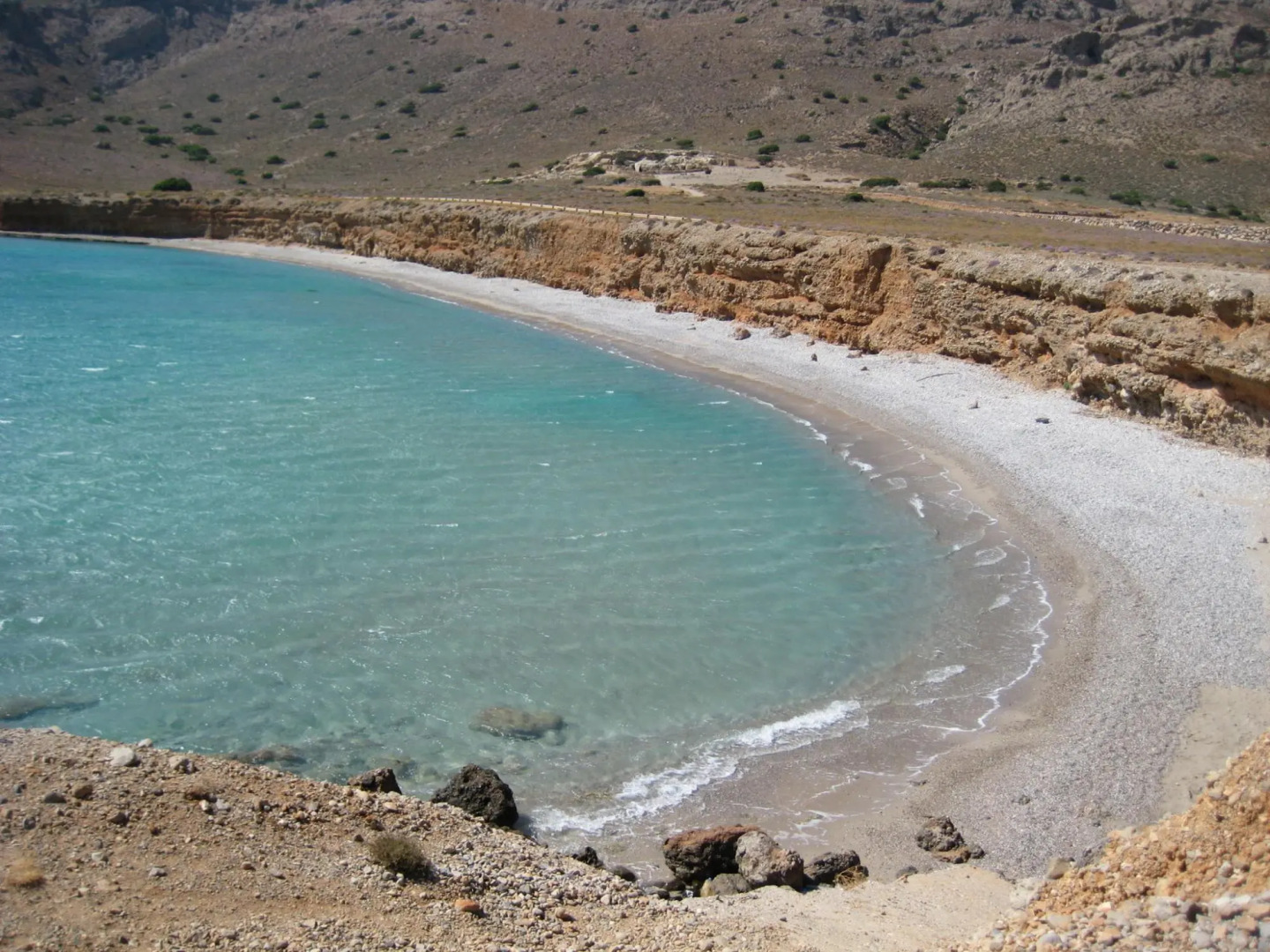 Beautiful Spacious Villa, Large Plot, 600m of Sandy Beach, Near Makry Gialos, Se