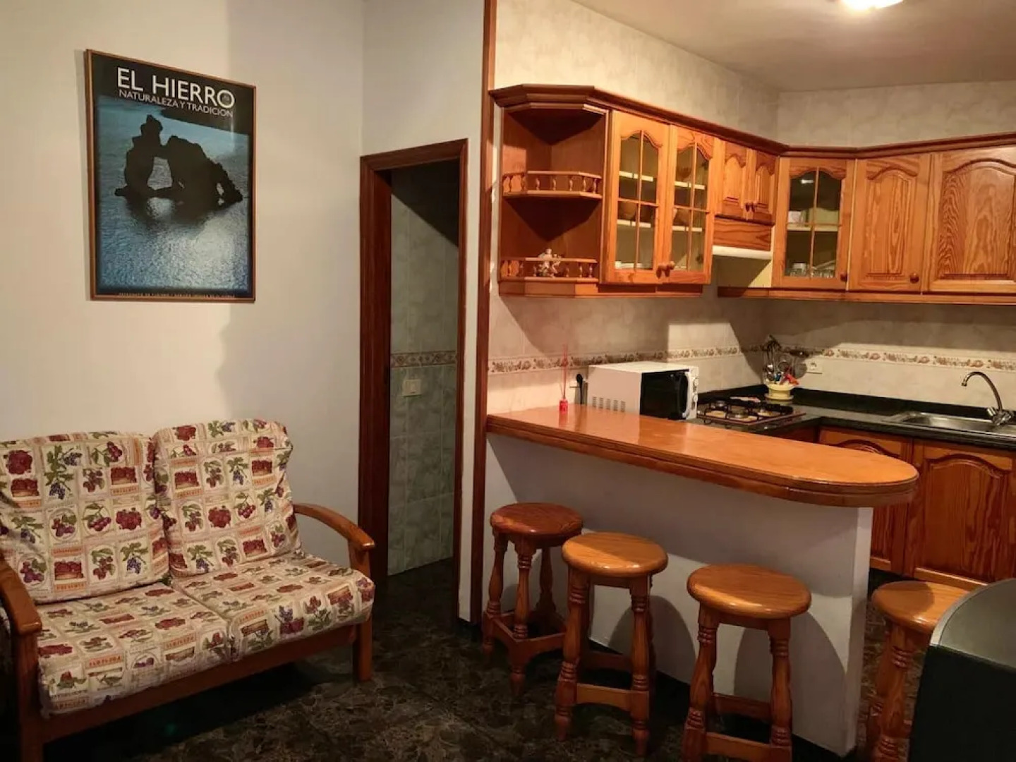 Apartment With 3 Bedrooms in Frontera, With Wonderful sea View and Furnished Terrace Near the Beach