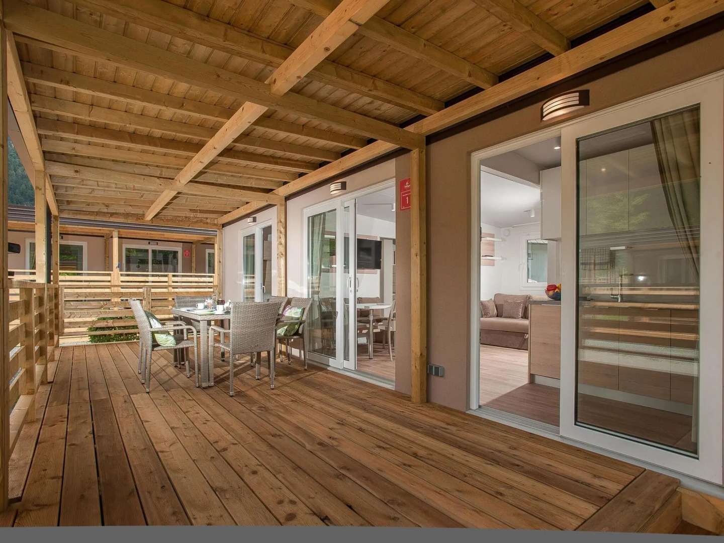 Nice air-conditioned chalet, in a holiday park, 2.5 km. from Hermagor