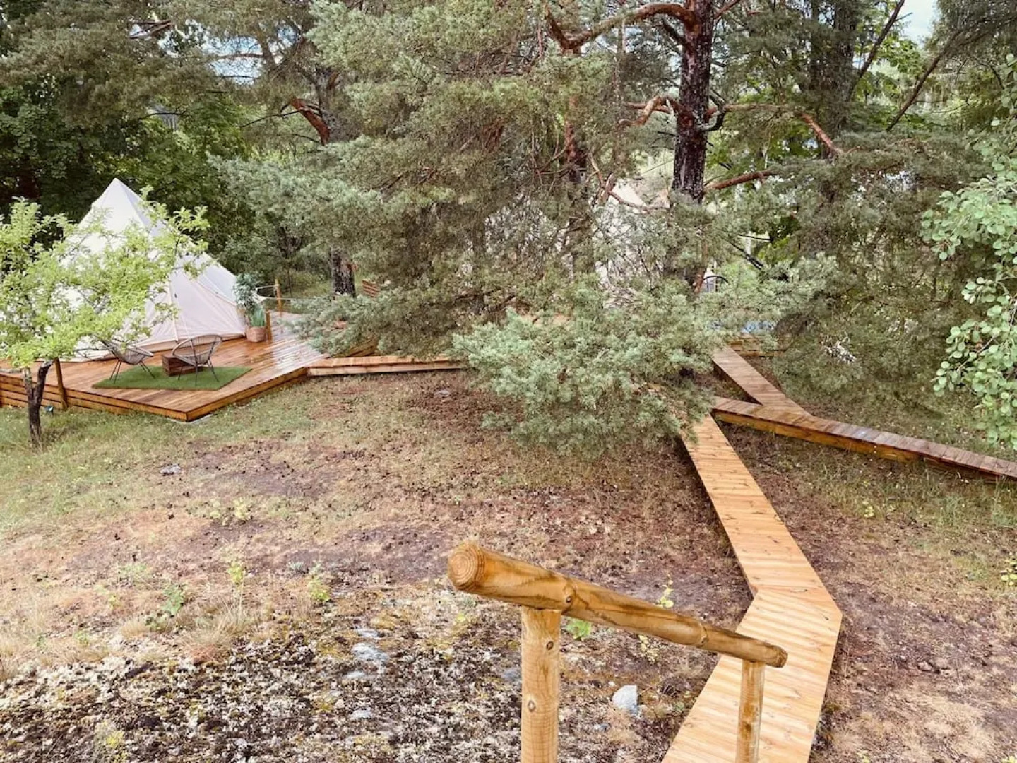 B&B Glamping Tent Sleeps 2 - Spa, Sauna, Wifi