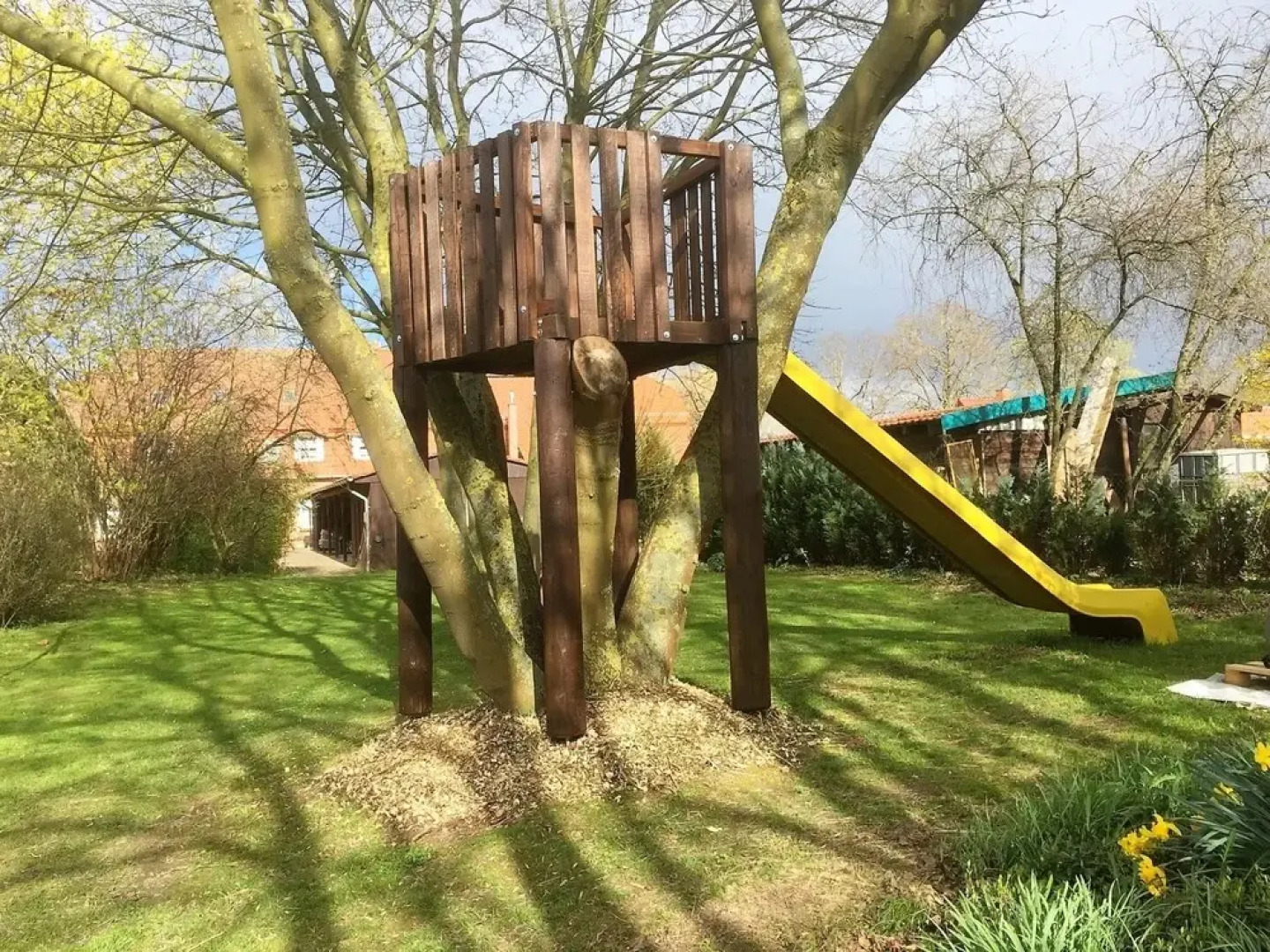 Pretty Apartment in Country House in Grundshagen With Garden