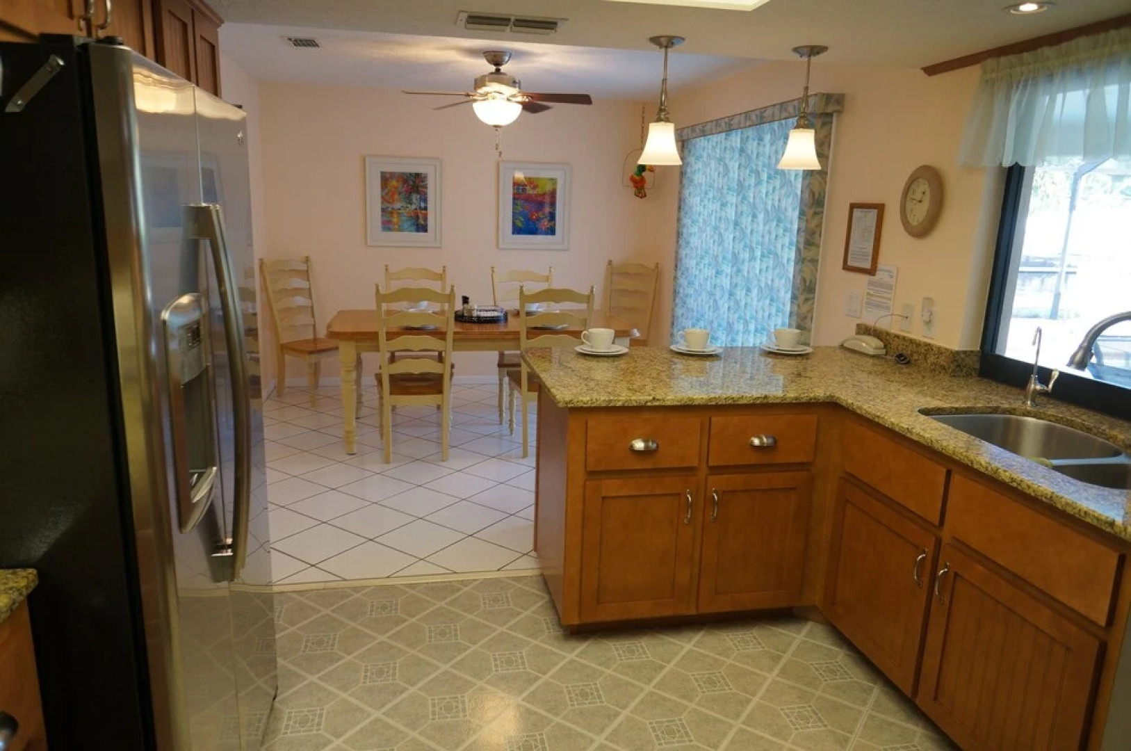 Maria Close to the River by Boat 1042