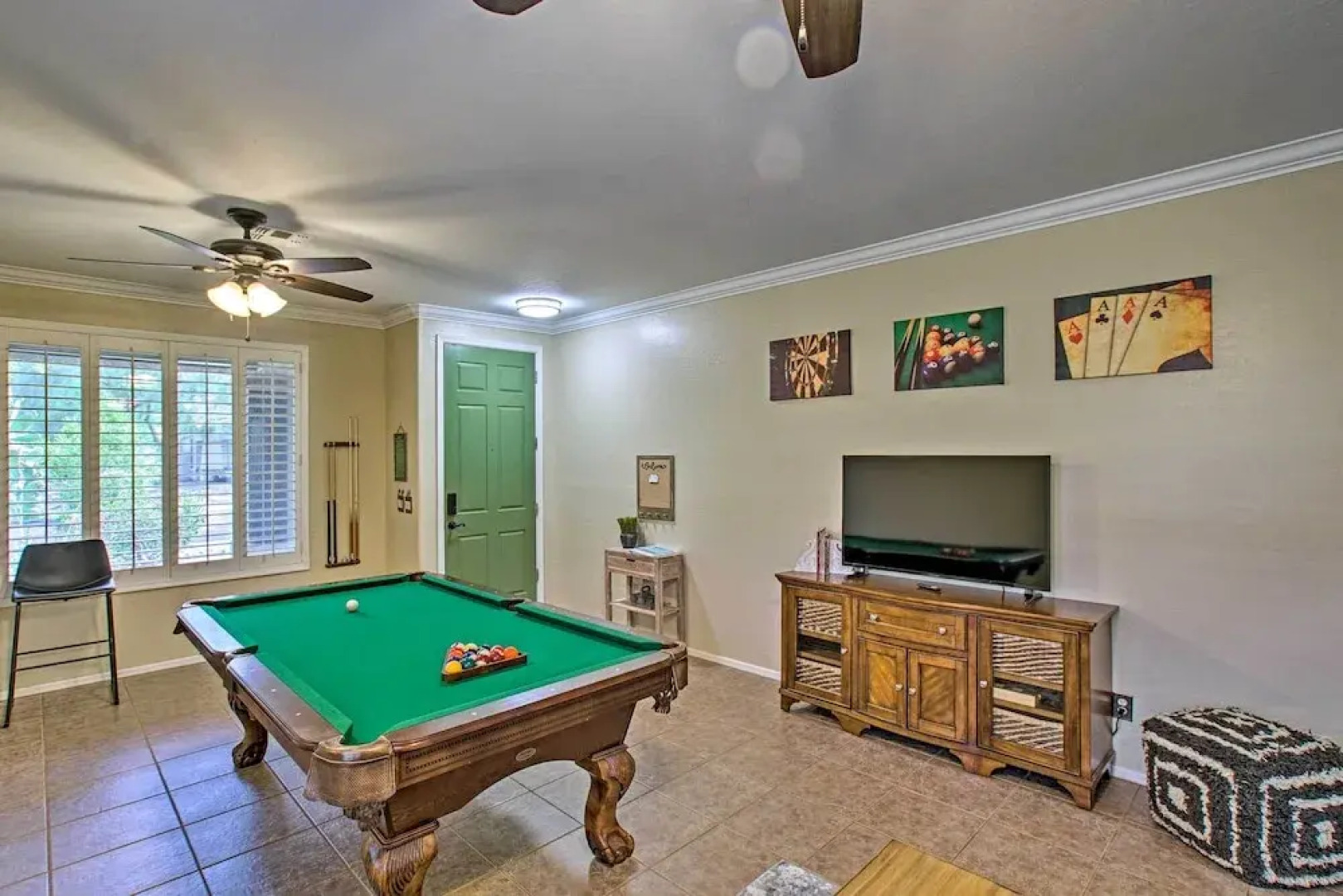 Game Room, Fenced Yard: Estrella Oasis in Goodyear