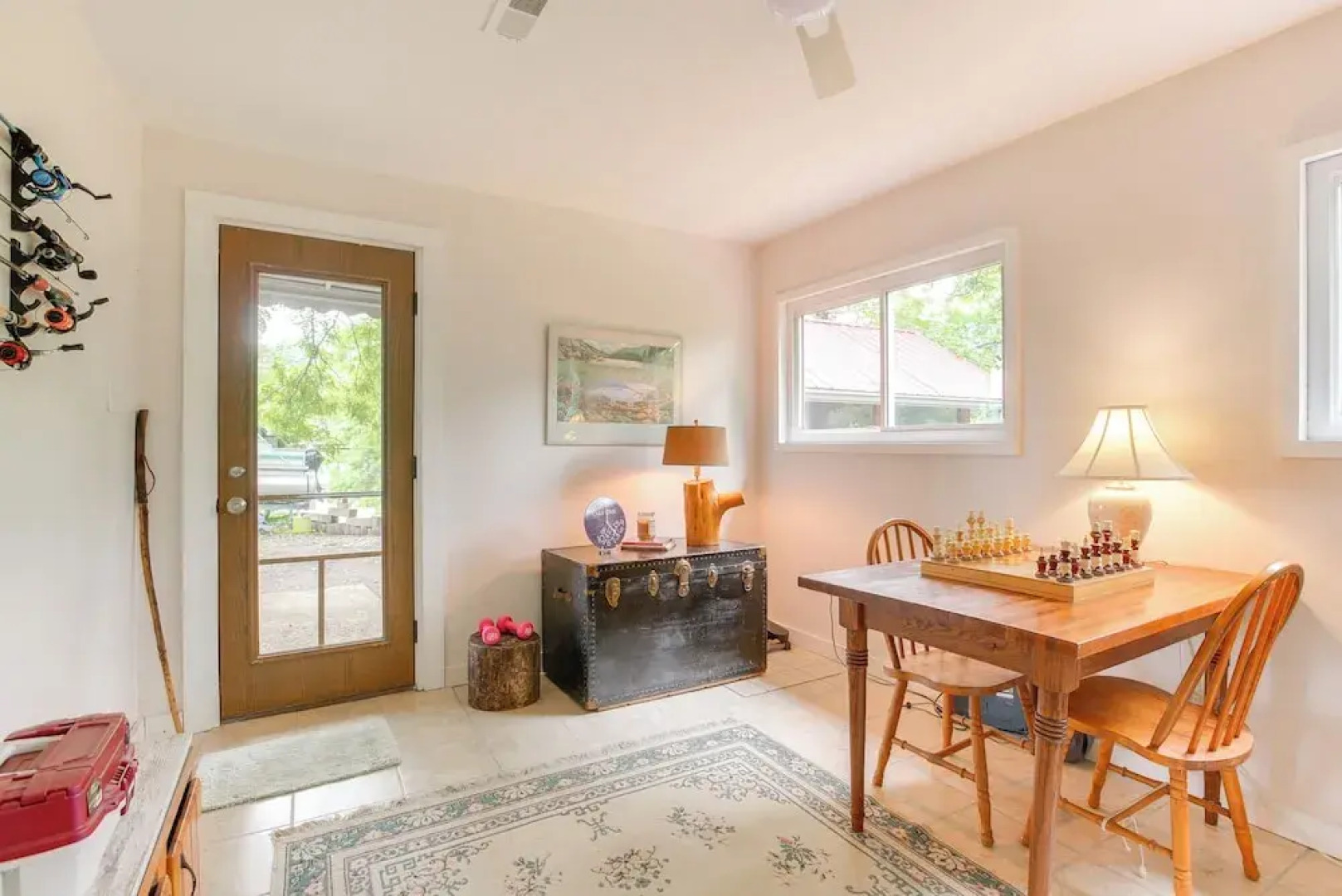 1 Mi to Burr Oak Lake: Home w/ Deck & Patio!