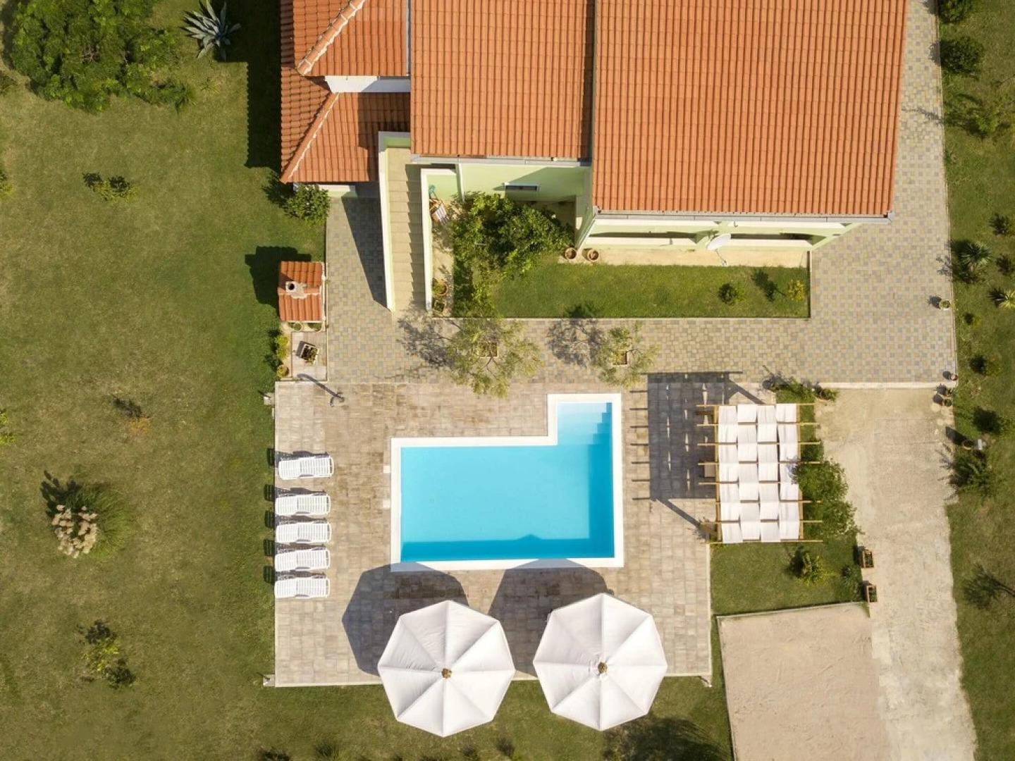 Apartment With one Bedroom in Ljubac, With Wonderful sea View, Pool Ac