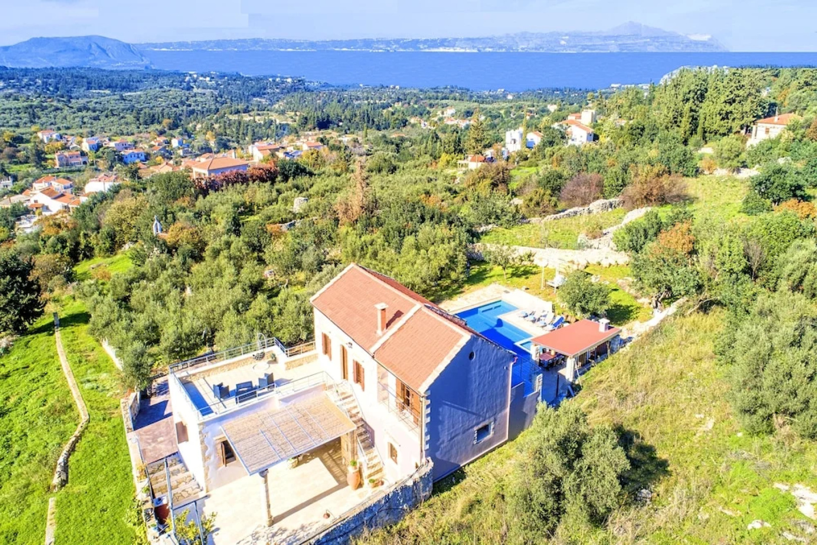 Cretan Lux Villa Heated Pool