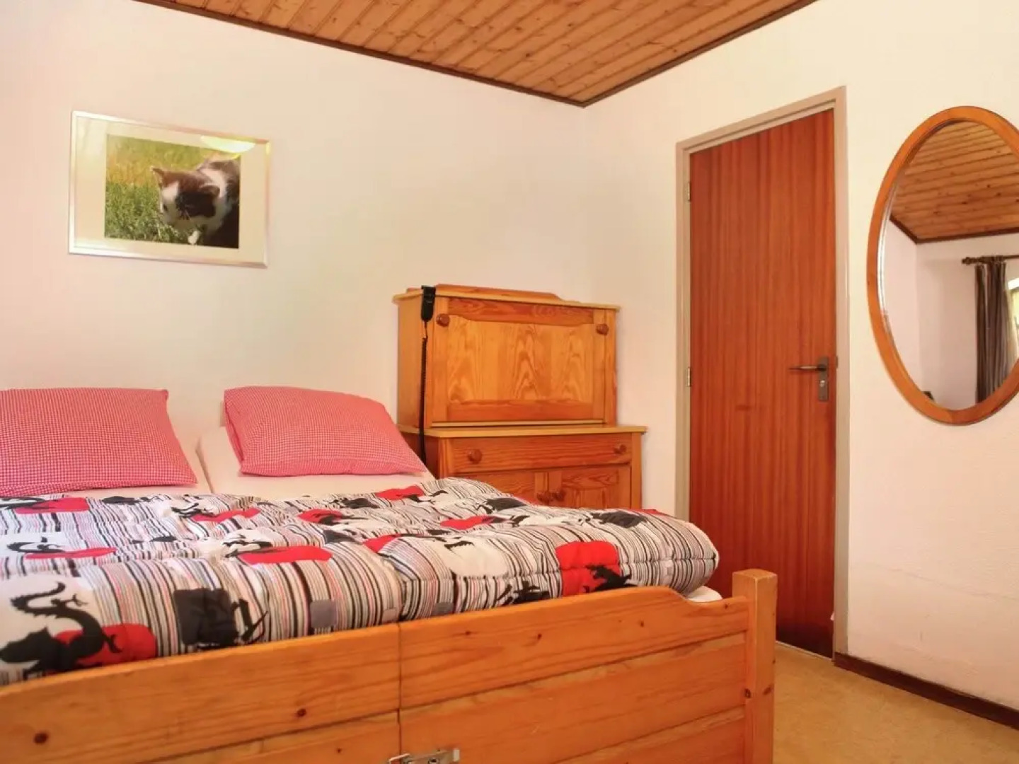 completely renovated back part of a farm