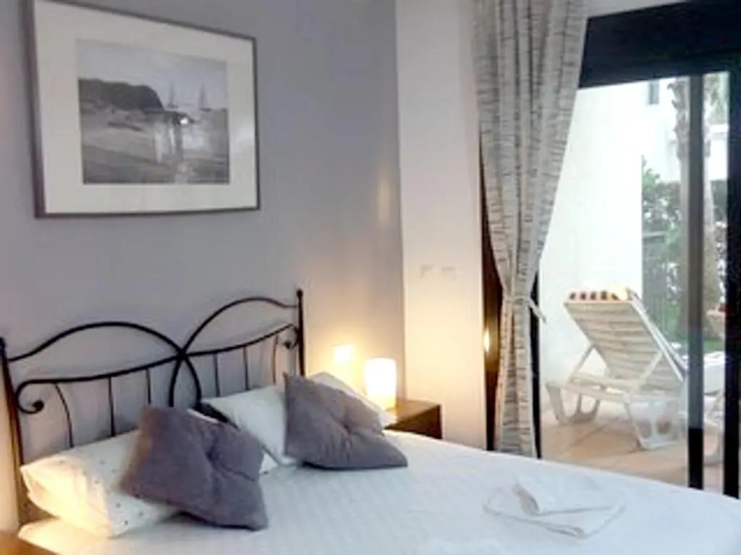 3 bedrooms appartement with shared pool furnished garden and wifi at San Javier 1 km away from the beach