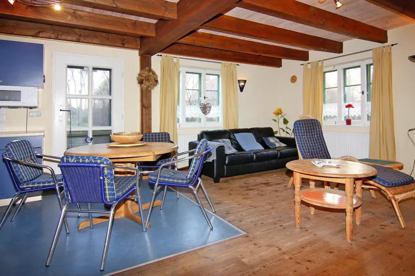 Terraced Houses in the Port Village of Vieregge on the Island of Rugen