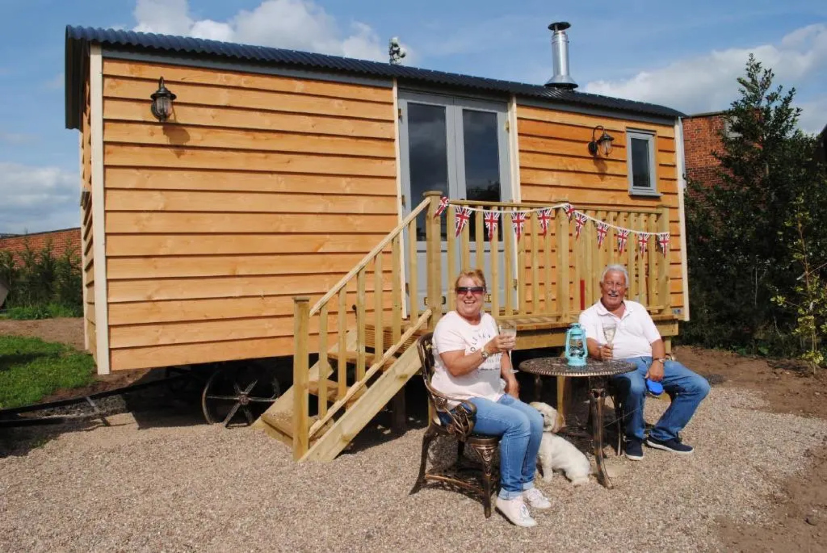 The Little John Petite Cosy Cabin Sleeps 2 Near Sherwood Forest at Fairview Farm Nottingham set in 88 acres