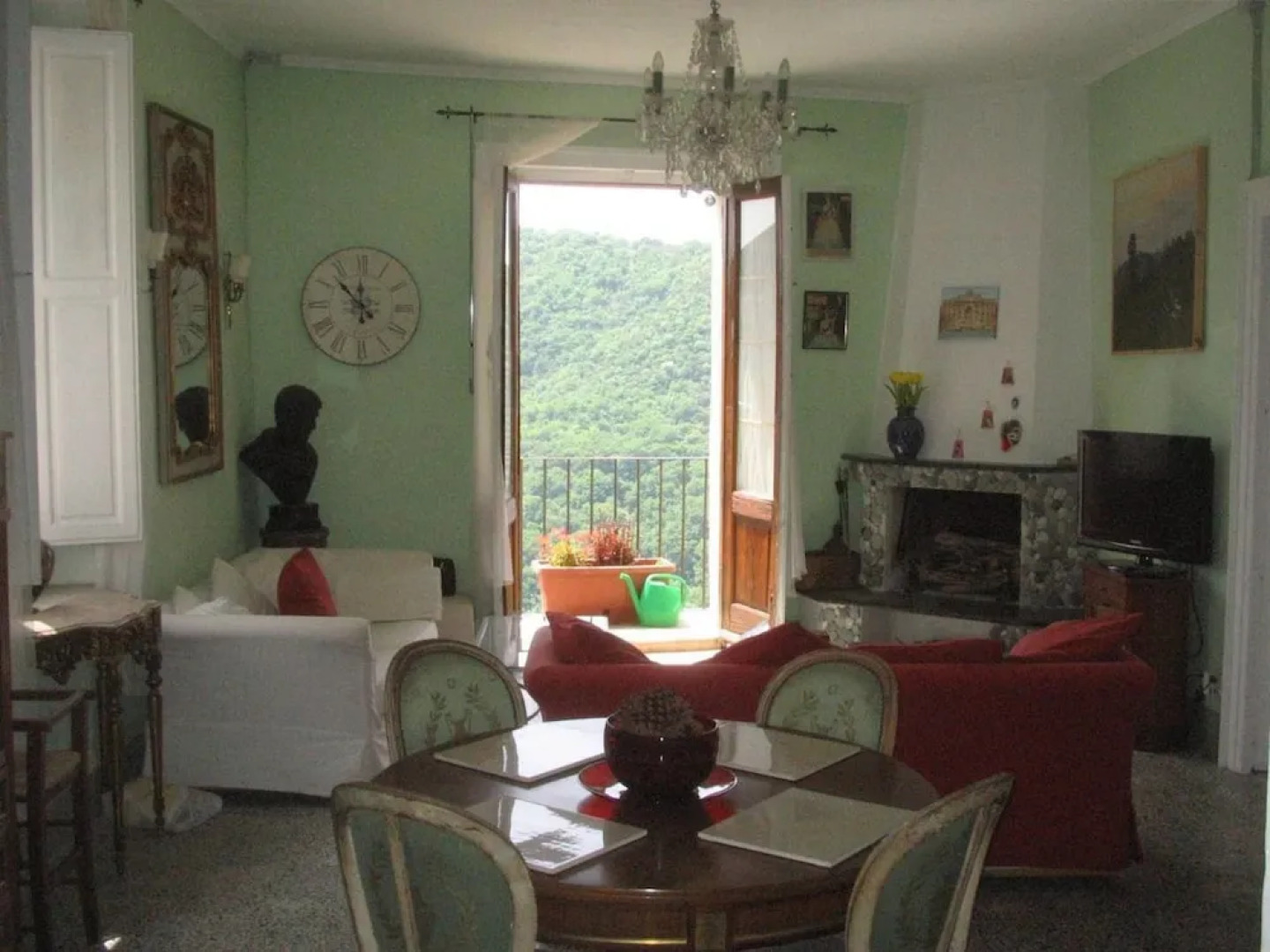 Views of mountains and the sea