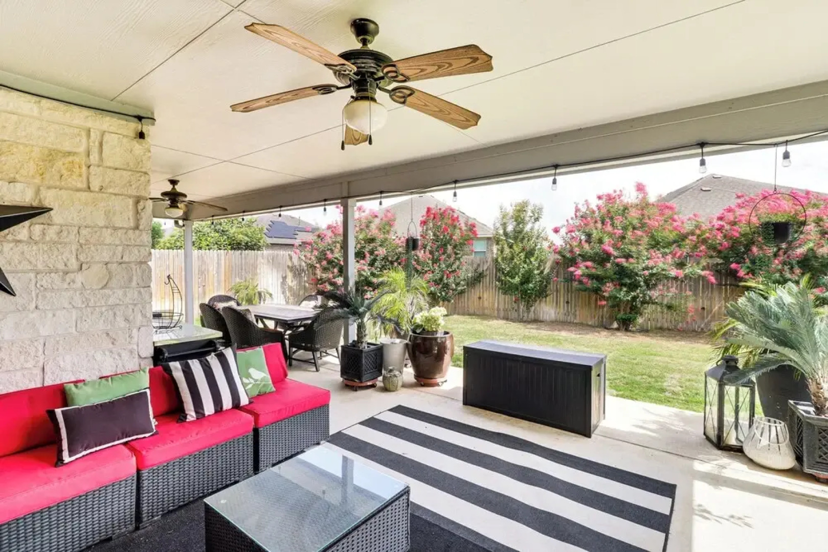 Covered Patio + Yard: Spacious Leander Home!