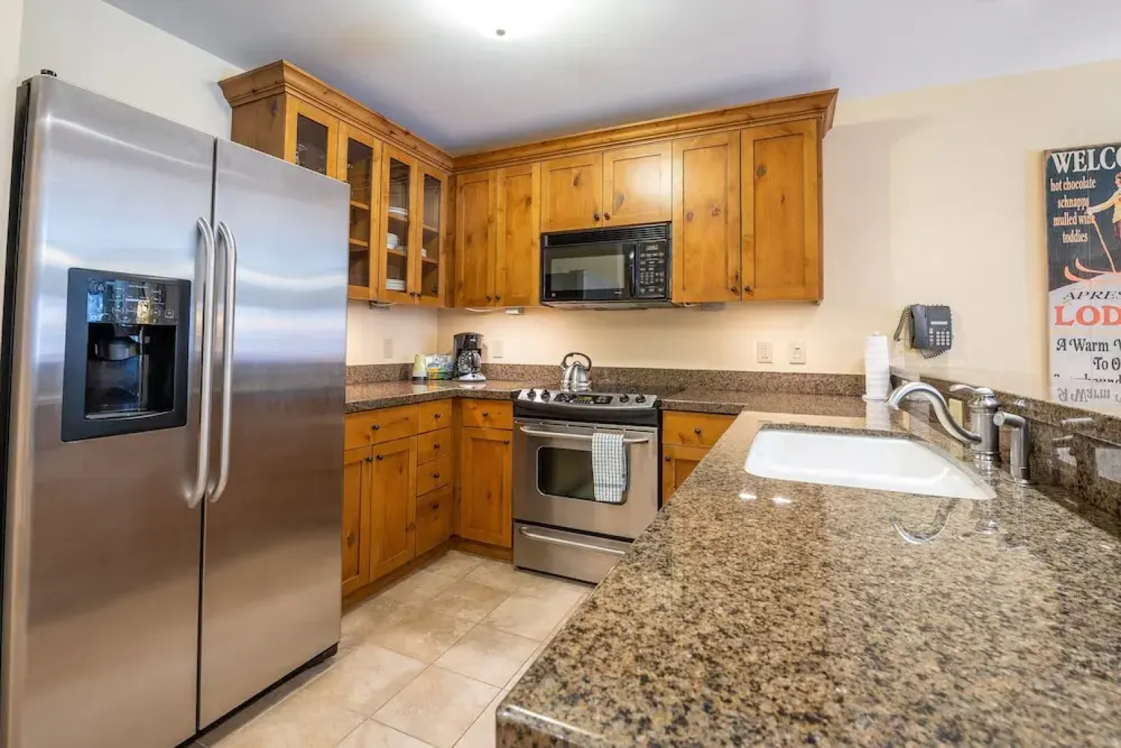 One Bedroom Condo with Large Balcony over Mountaineer Square 1 Condo - No Cleaning Fee! by RedAwning