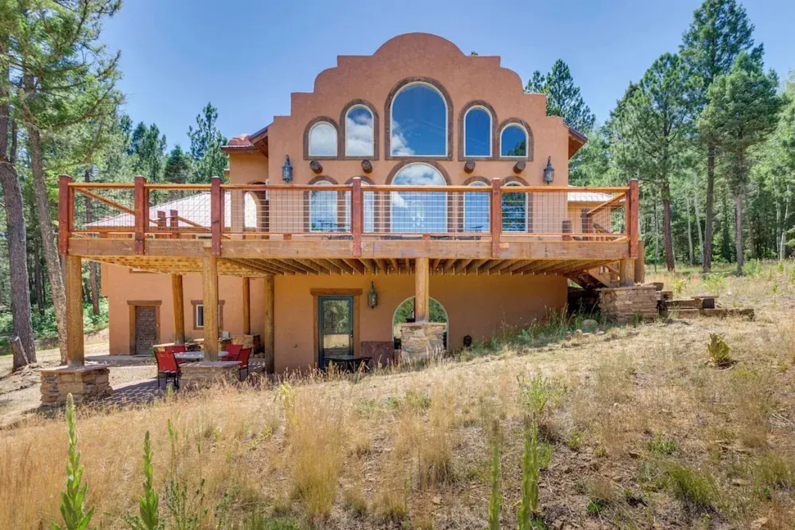 Southwestern Angel Fire Abode w/ Game Room