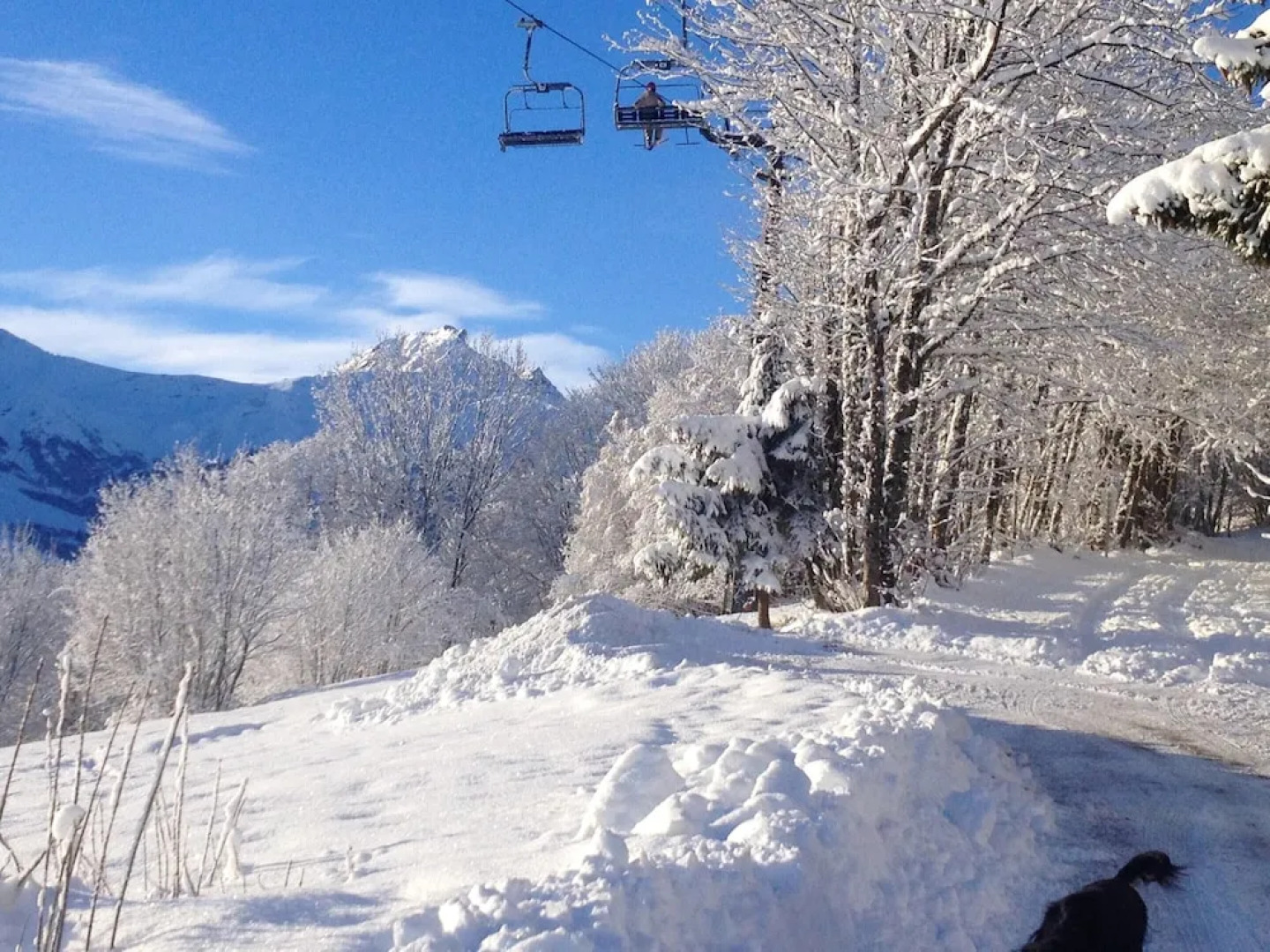 Apartment With 3 Bedrooms in La Lechere, With Wonderful Mountain View, Furnished Balcony and Wifi - 10 km From the Slopes