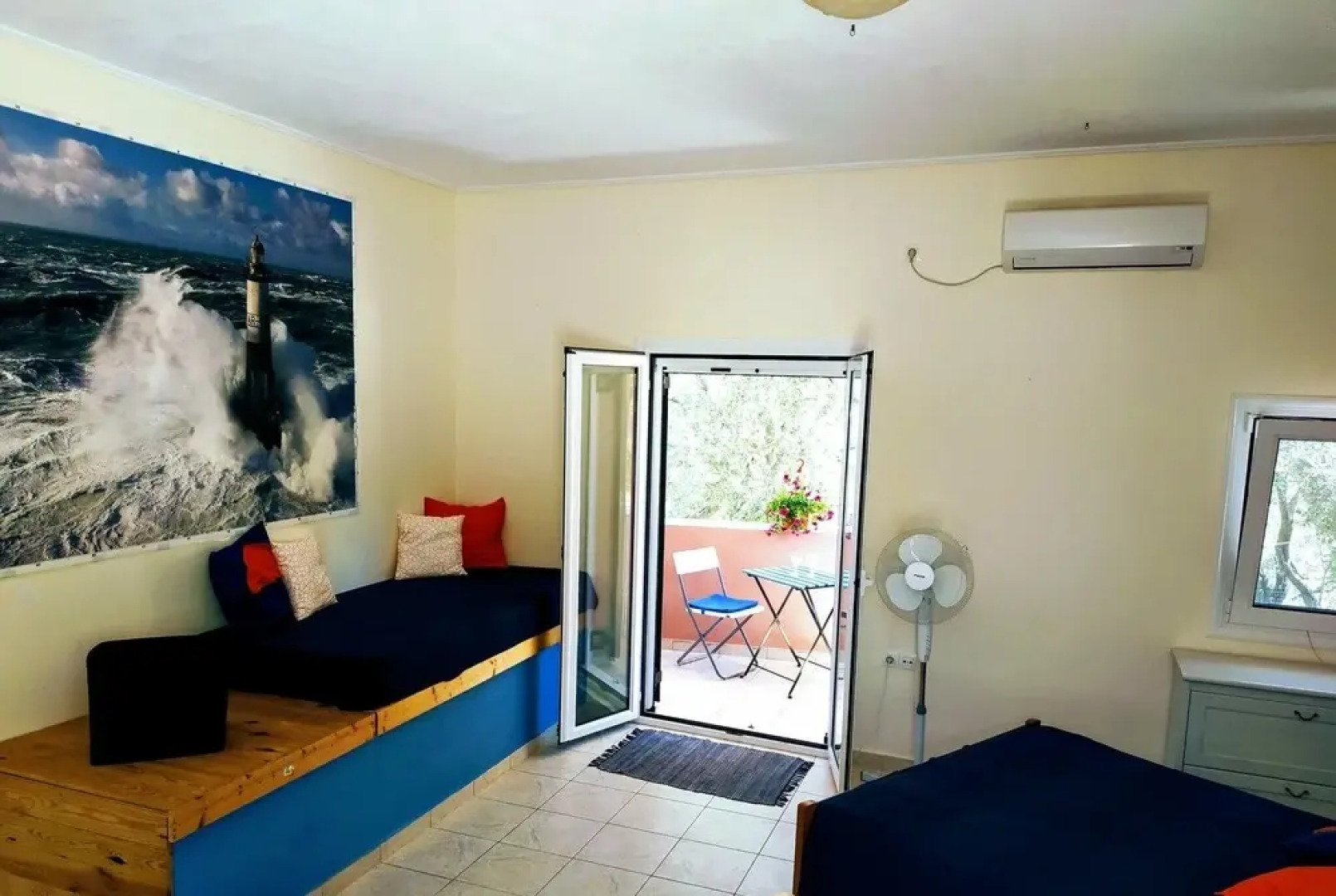 Studio in Lakka, With Wonderful sea View, Shared Pool and Furnished Terrace Near the Beach