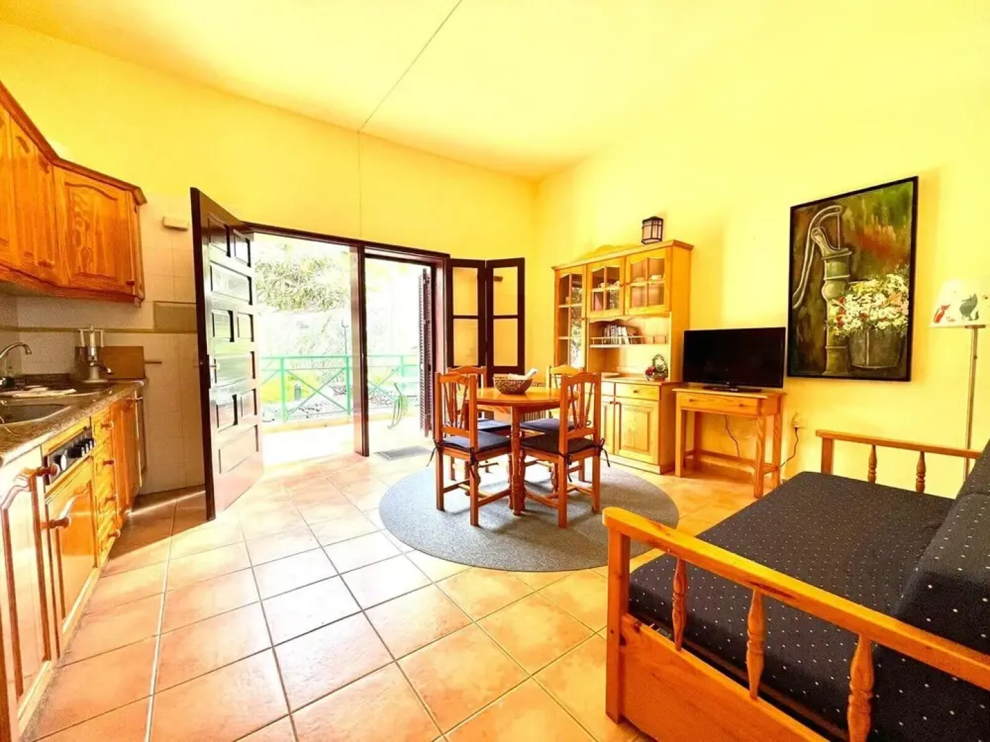 Casa 1 Dormitorio en Finca Canaria con Vista