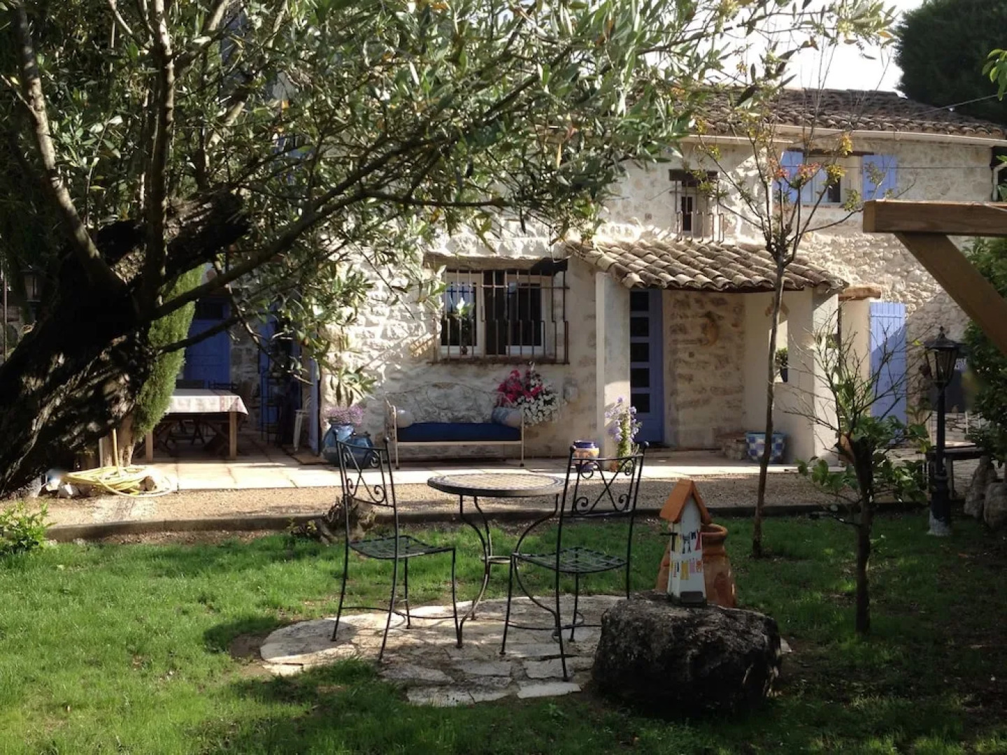 Stone Villa in Saint-jeannet With Roofed Terrace and Garden