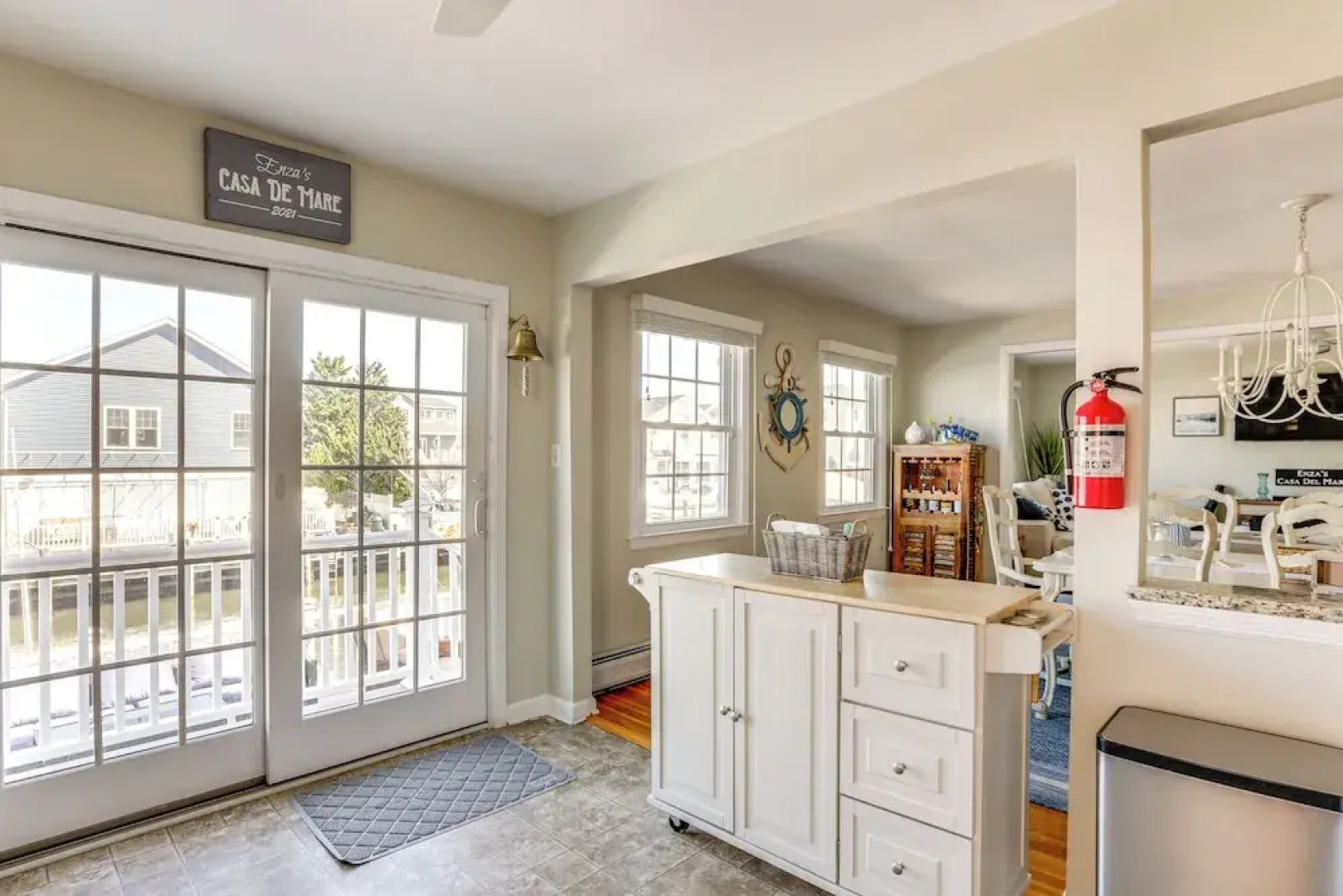 Walk to Beach: Waterfront Mantoloking Gem w/ Deck!