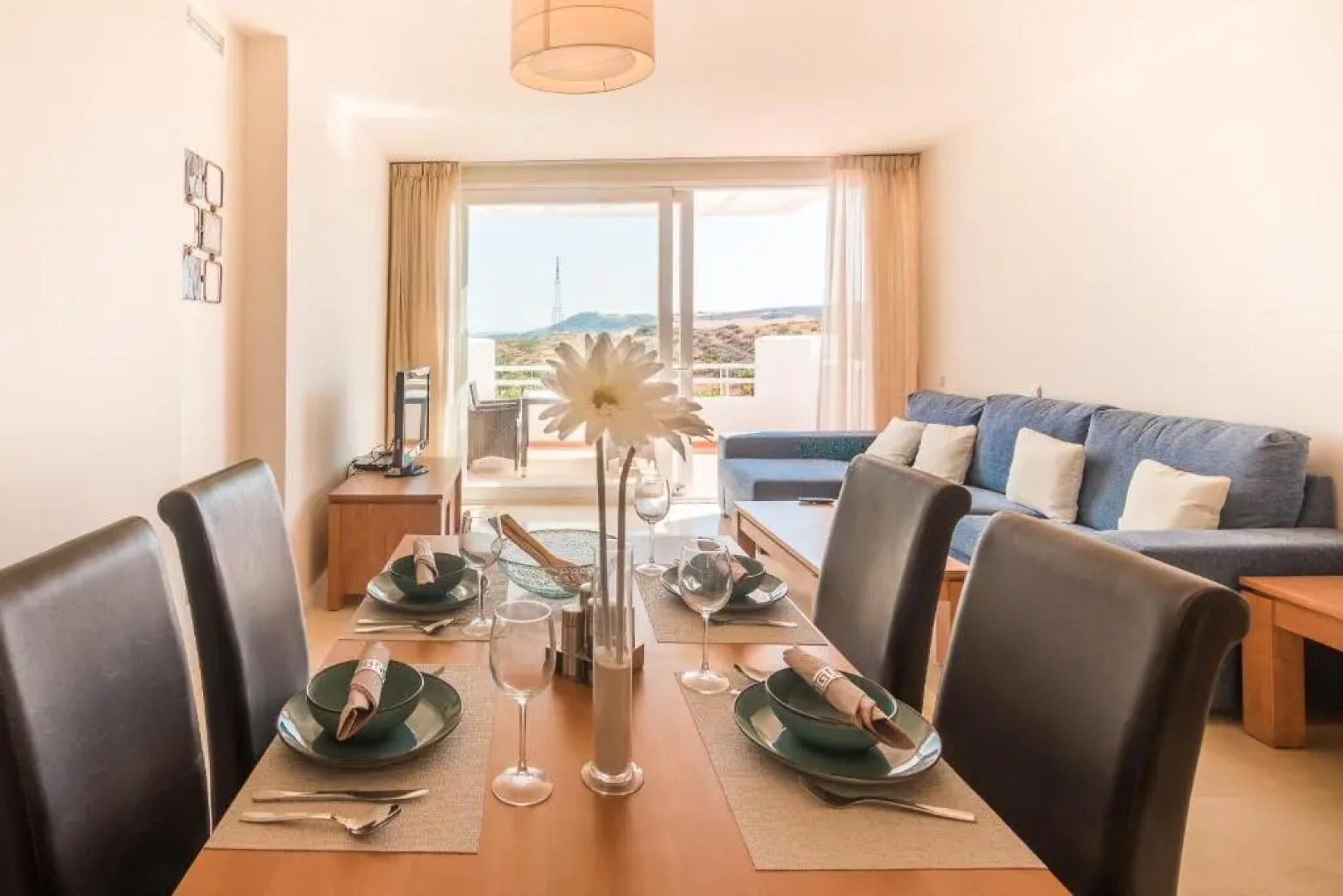 2214-Modern apt with private beach