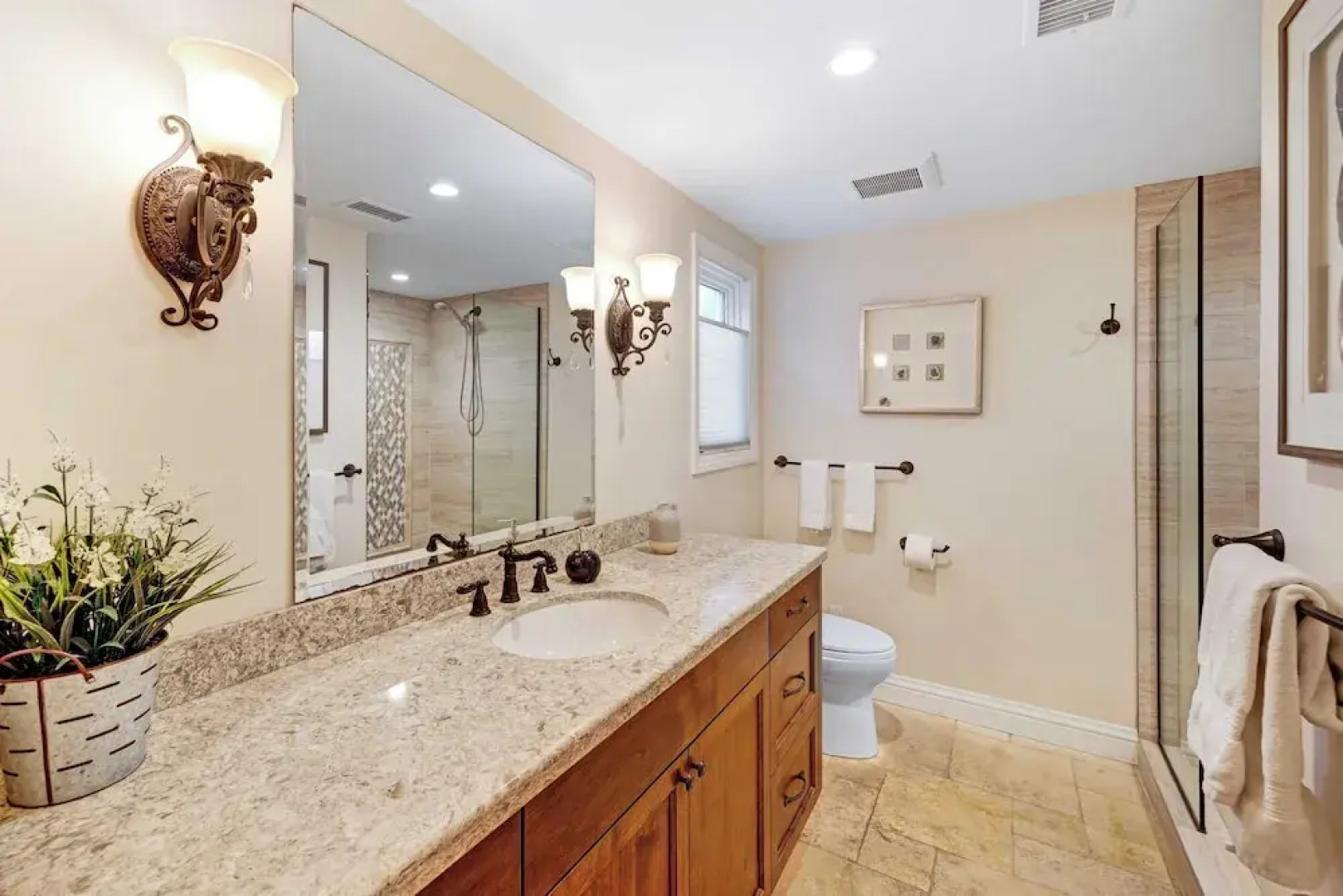 Seventh & Shore Stylish Seal Beach Home w/ Elevator, Fireplace + Bold Design