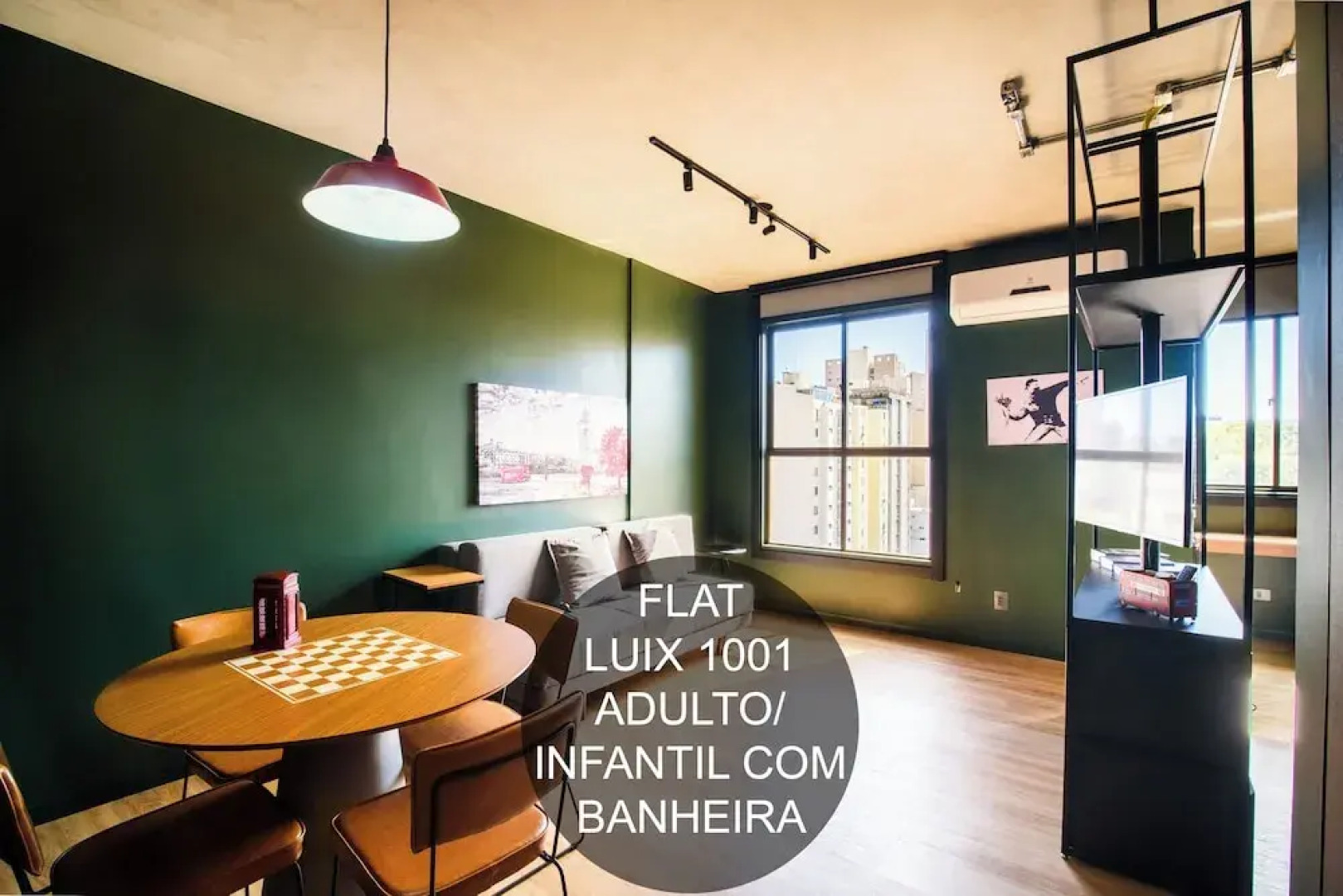 Apto Londrina Flat Hotel 704, 43 m2 , luxe, c jacuzzi