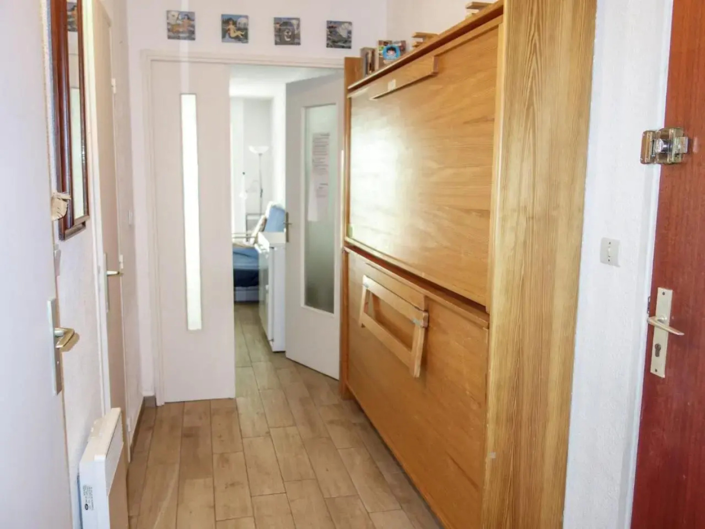 Studio 2 + 2 dans résidence avec piscine