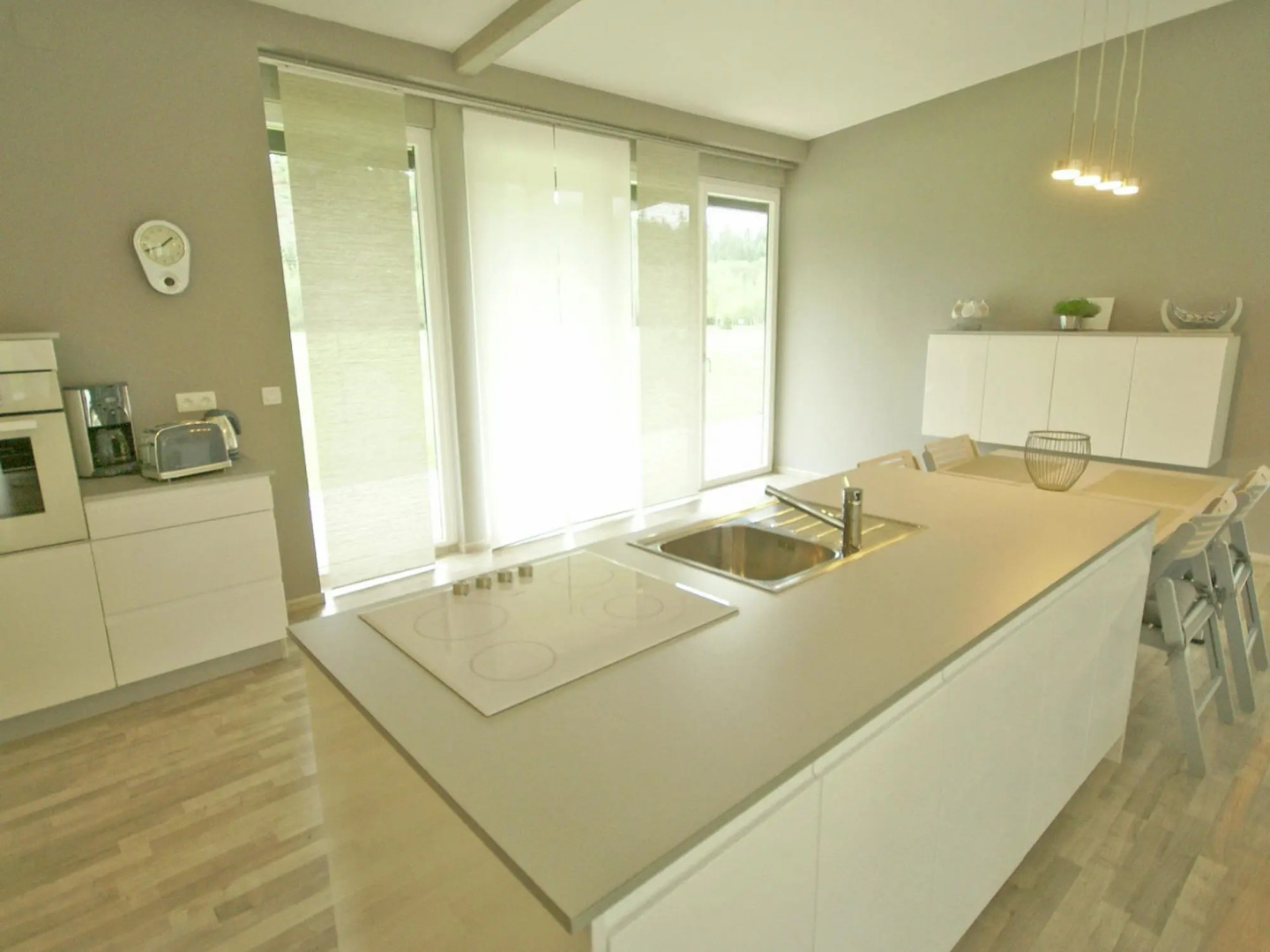 Modern and luxurious design home at the edge of a forest and a stream