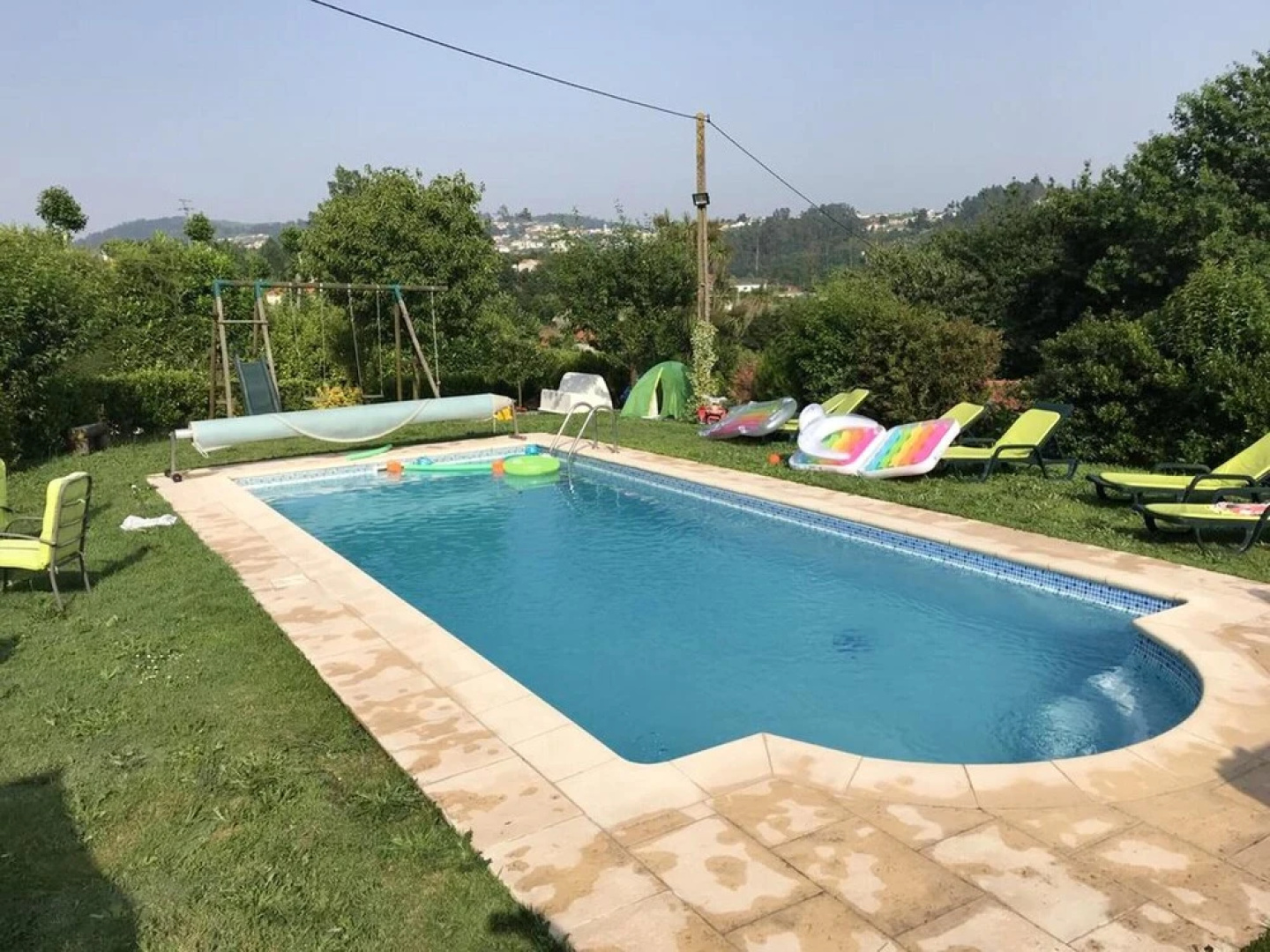 Villa With 2 Bedrooms in Lousada, With Wonderful Lake View, Private Pool, Enclosed Garden