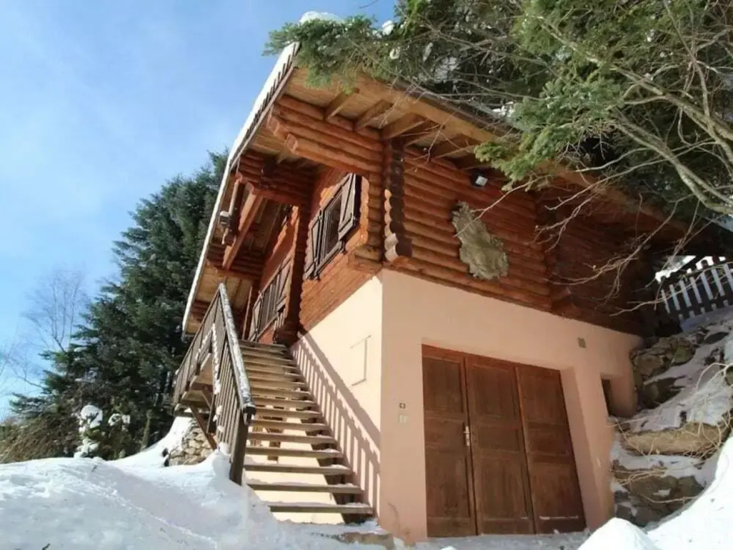 Chalet individuel en Rondins Vologne 3 chambres