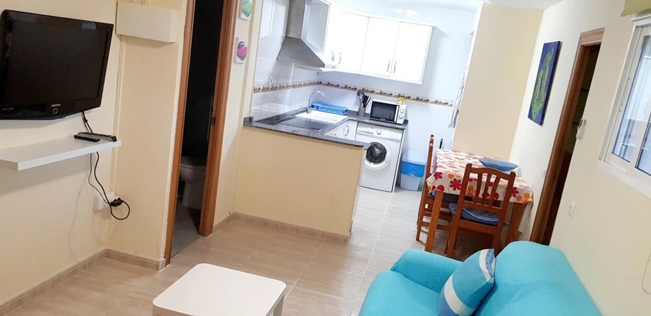 Apartment With 2 Bedrooms in Xeraco - 50 m From the Beach