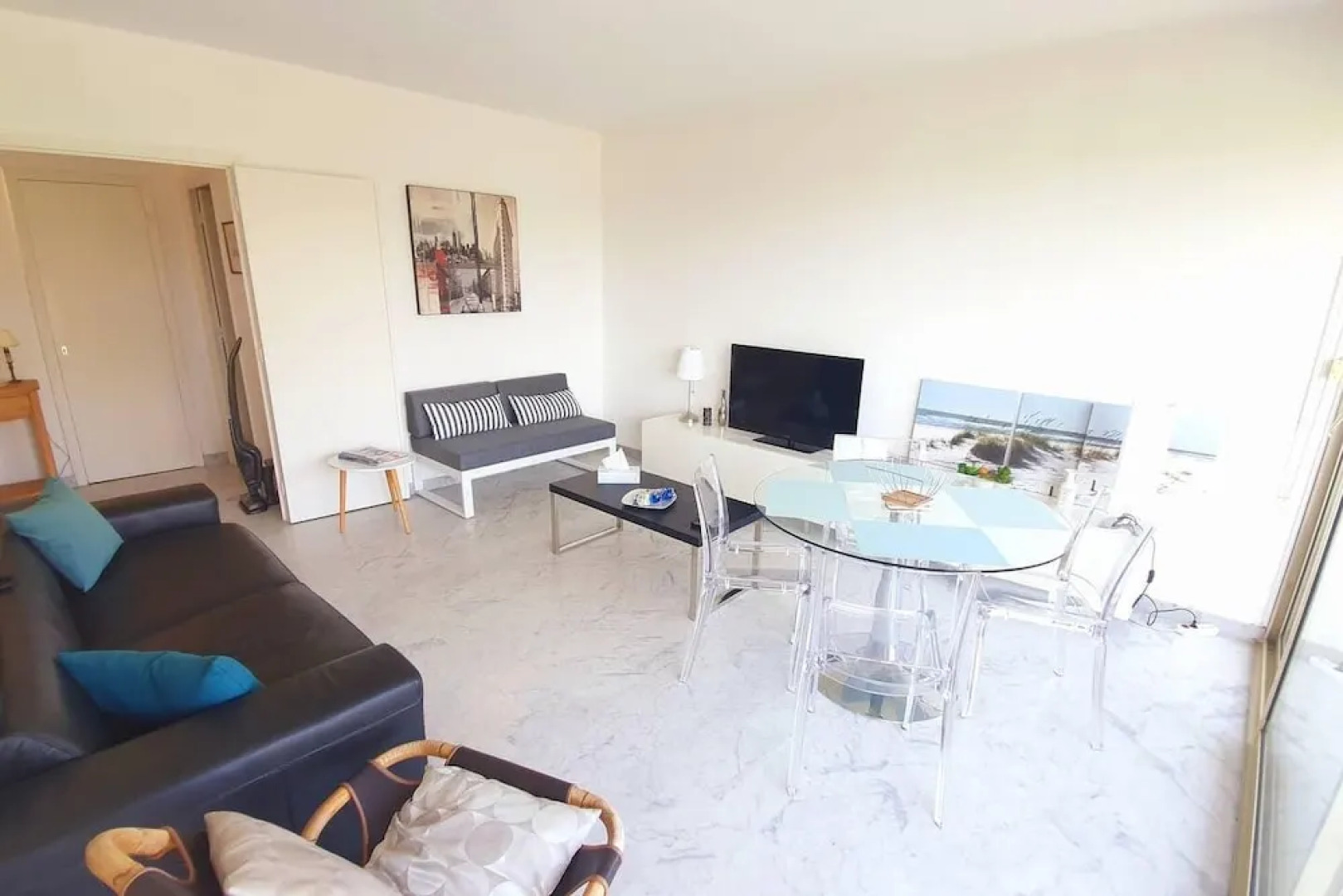 2P Dernier Etage Vue Mer,Piscine,Tennis,Wifi,Plage