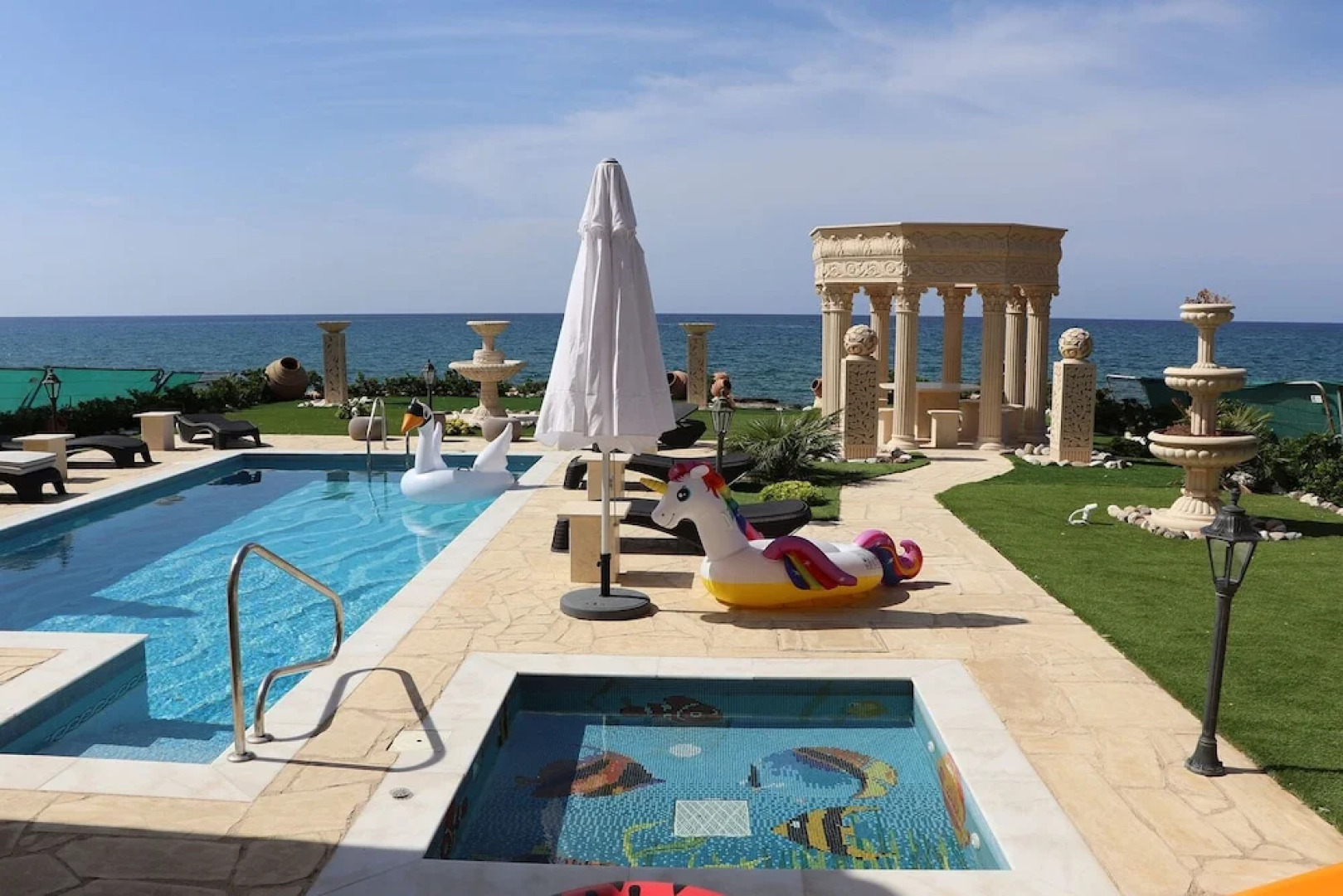 Imagine Renting Your Own 5 Star Private Cyprus Villa on the Beach, Paphos Villa 1410