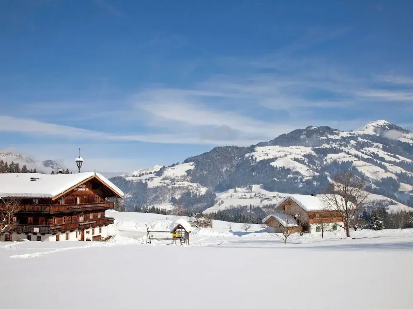 Wooden Apartment With Mountain View