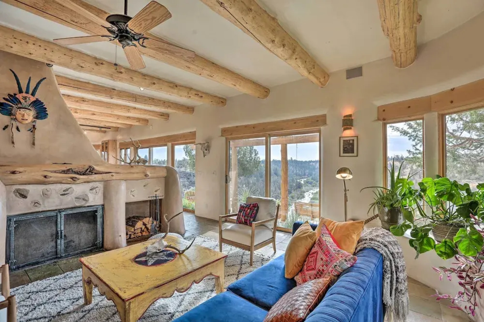 Adobe Home - River & Mtn Views w/ Hot Tub!