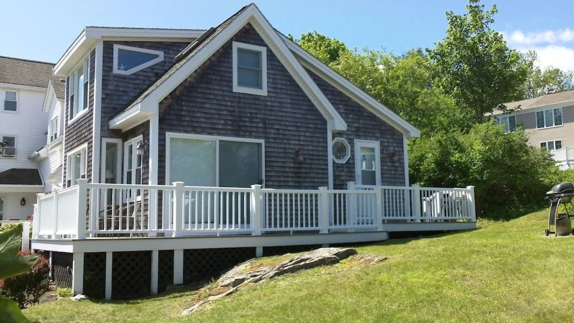 Perkins' Cove Gem - Q934 Ocean view home with one bedroom loft in the heart of Perkins Cove 1 Condo by RedAwning