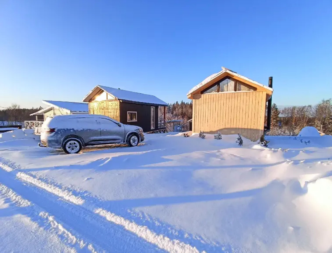 Черный домик